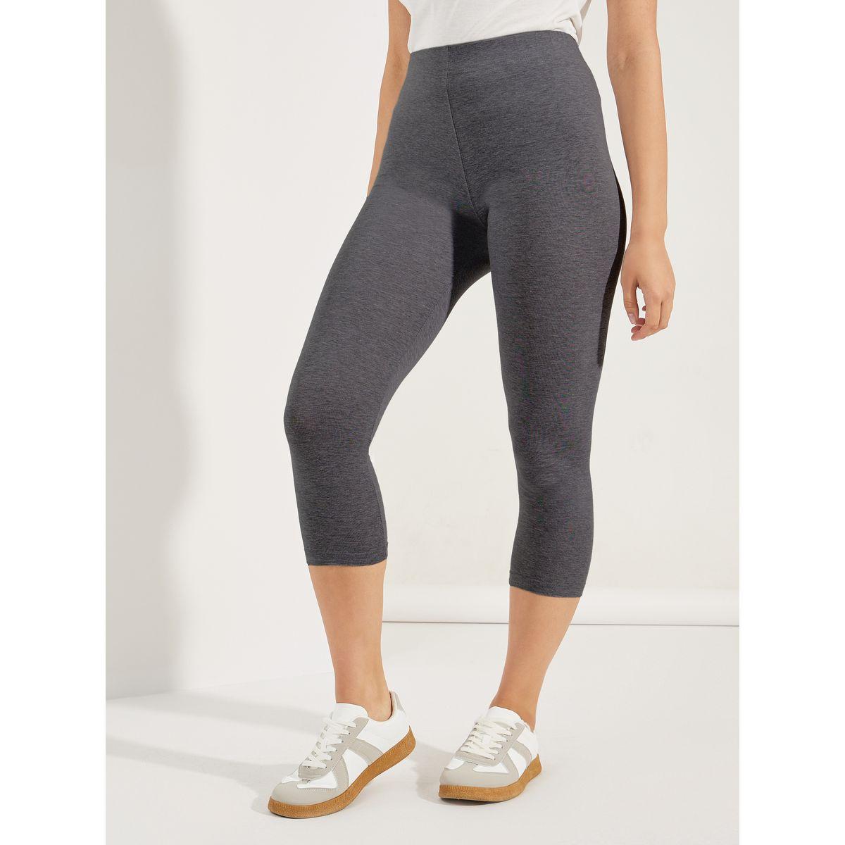ليقنز بطول كابري مع خصر مطاطي-women-clothing-leggings-image-2