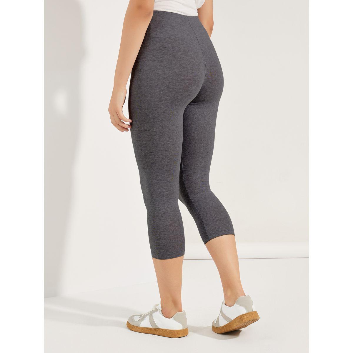 ليقنز بطول كابري مع خصر مطاطي-women-clothing-leggings-image-4