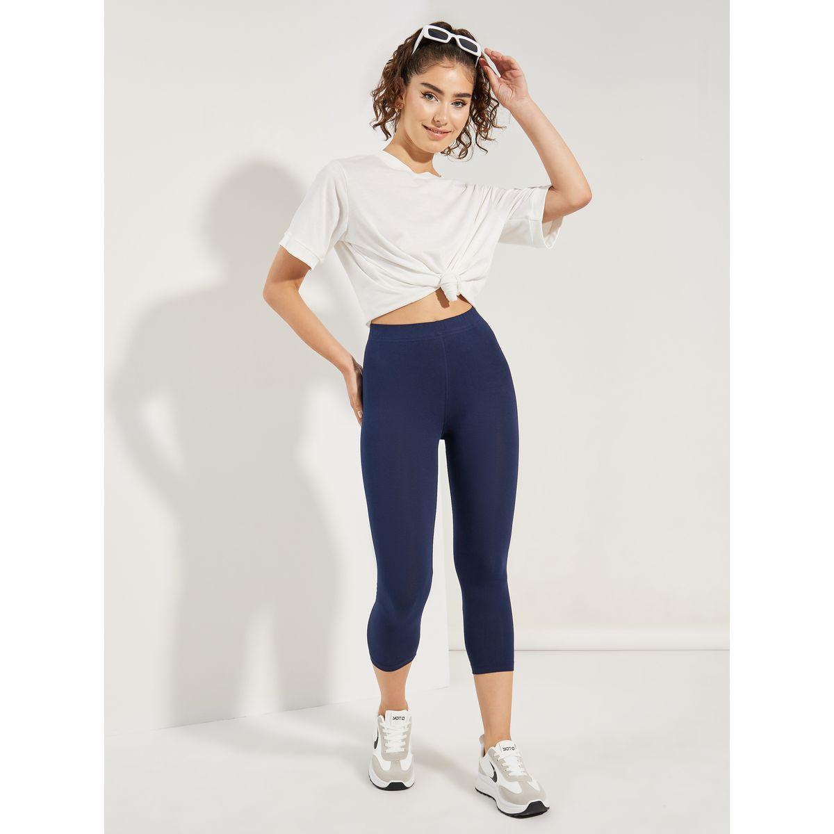 ليقنز بطول كابري مع خصر مطاطي-women-clothing-bottoms-leggings-image-1