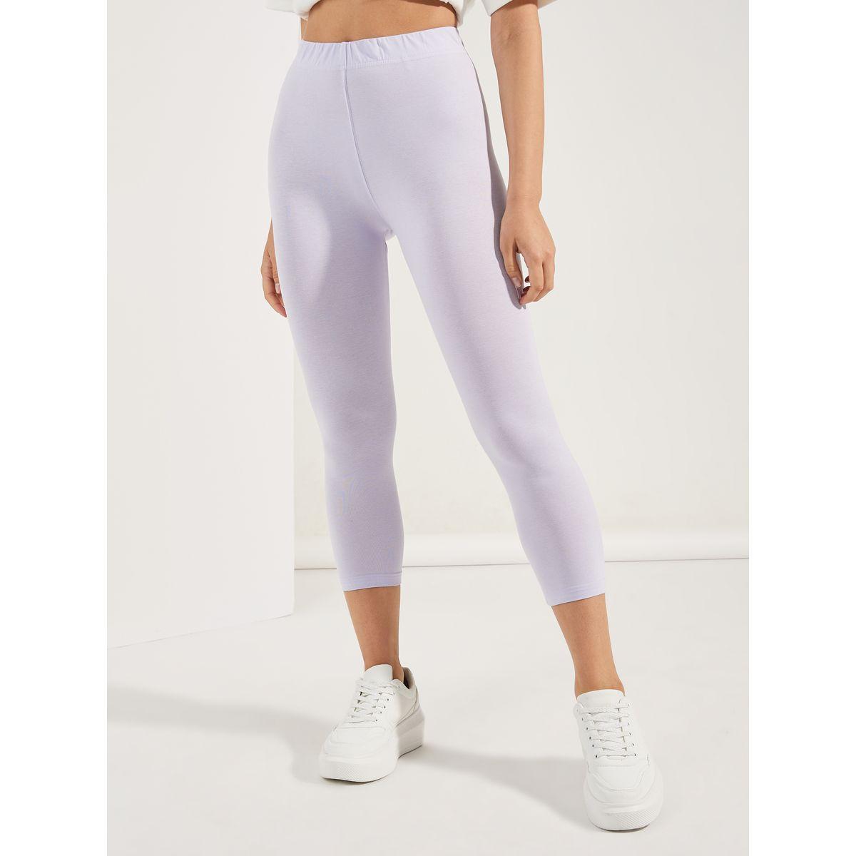 ليقنز بطول كابري مع خصر مطاطي-women-clothing-leggings-image-2