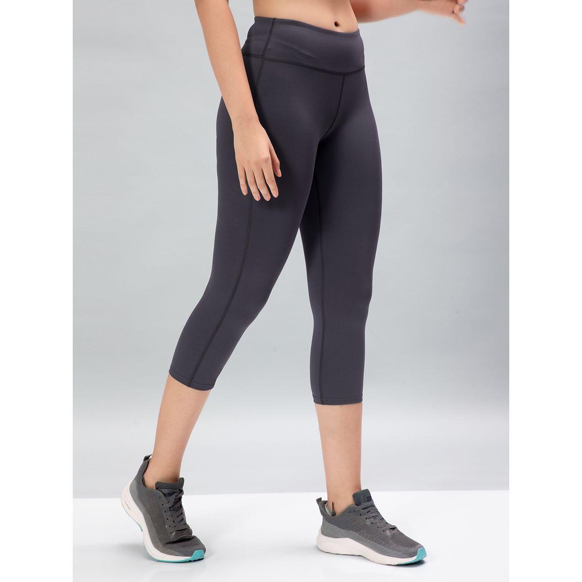 Technosport X Styli  Solid 3/4 Tights with ELASTO PLUS-women-clothing-sportswearandactivewear-bottoms-image-3