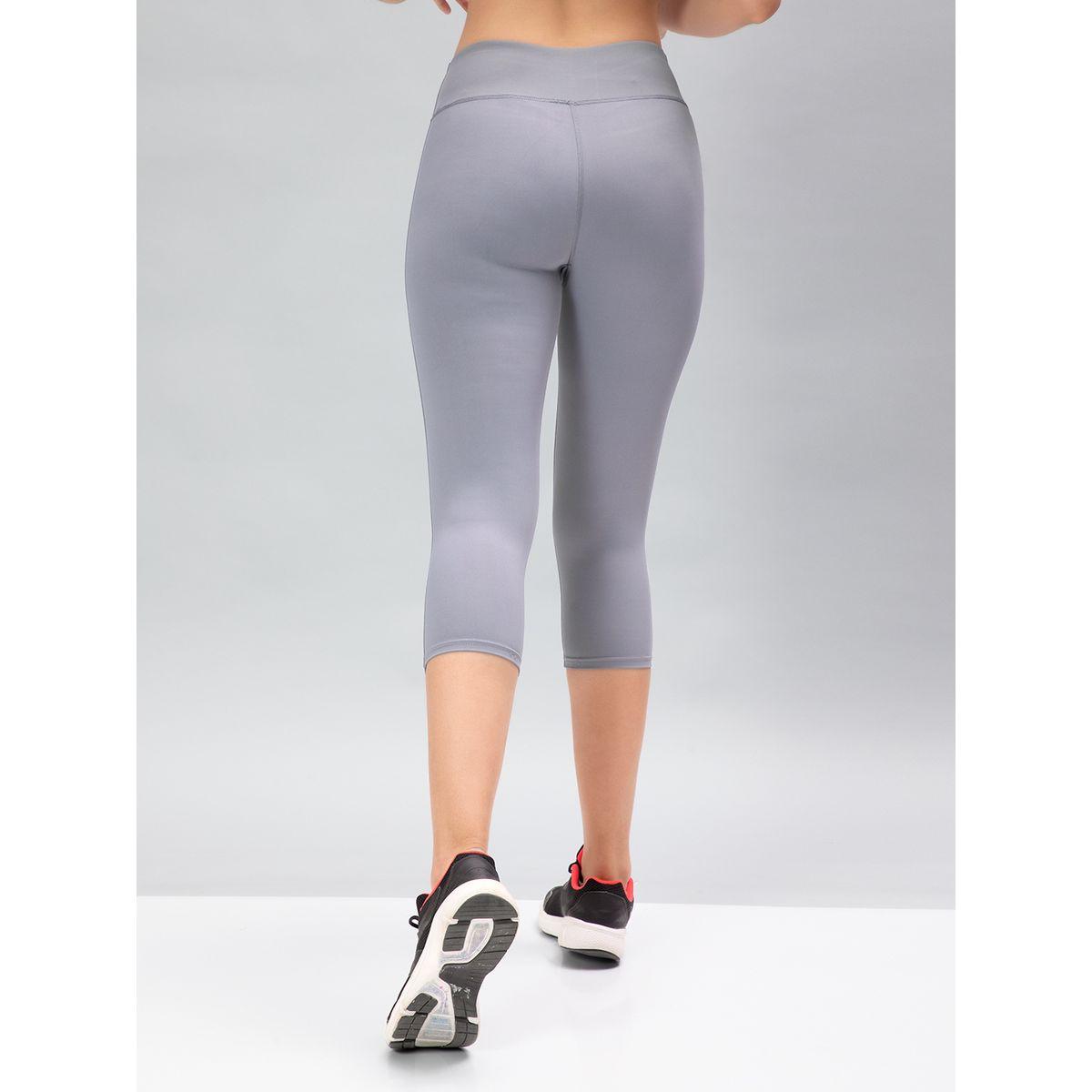 Technosport X Styli  Solid 3/4 Tights with ELASTO PLUS-women-clothing-sportswearandactivewear-bottoms-image-3