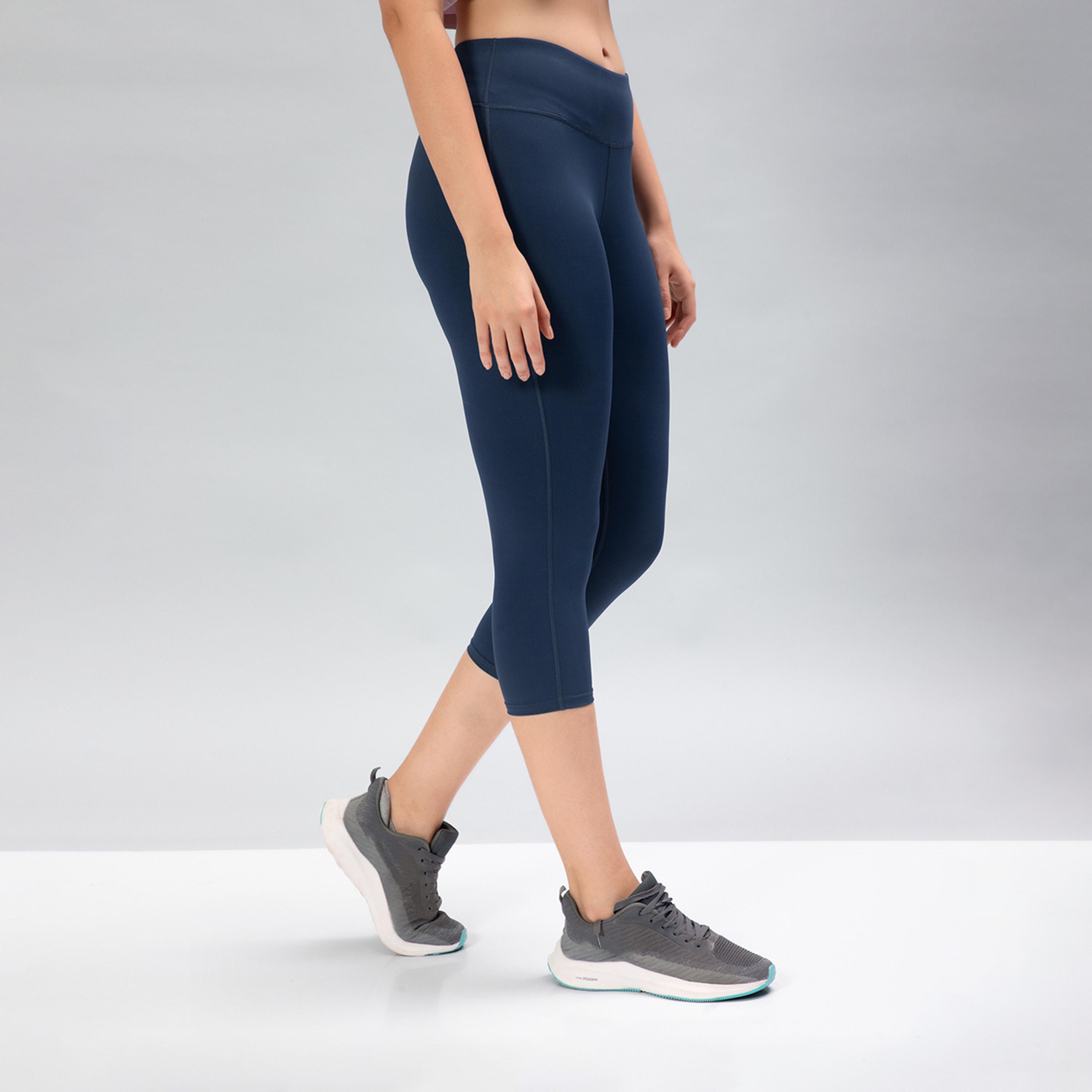 Technosport X Styli Solid 3/4 Tights With Elasto Plus-women-clothing-sportswearandactivewear-bottoms-image-3
