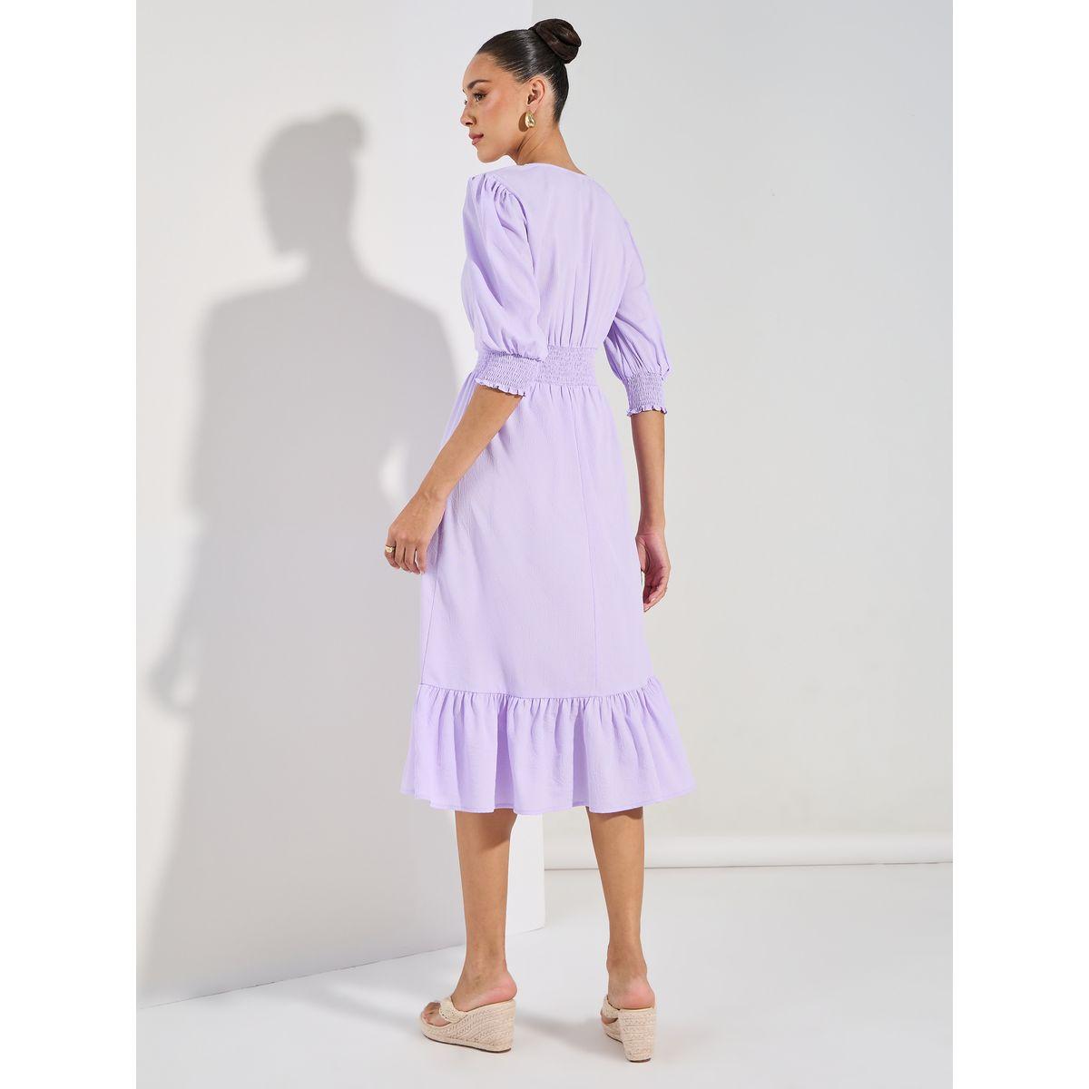 فستان ميدي بتفاصيل بارزة الملمس-women-clothing-dresses-image-4