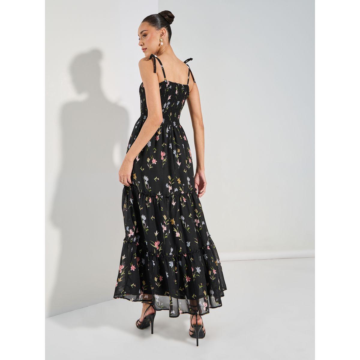 فستان ميدي مطبع بالكامل مع اكتاف مكشوفة-women-clothing-dresses-image-5