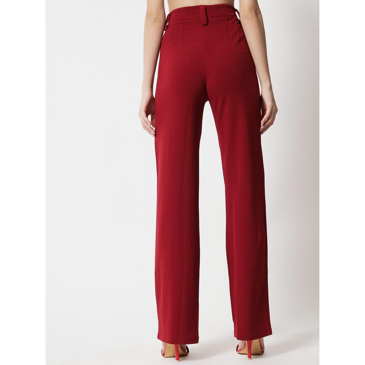 Kotty Pintuck Detail High Rise Straight Leg Trousers-women-clothing-bottoms-trousers-image-3