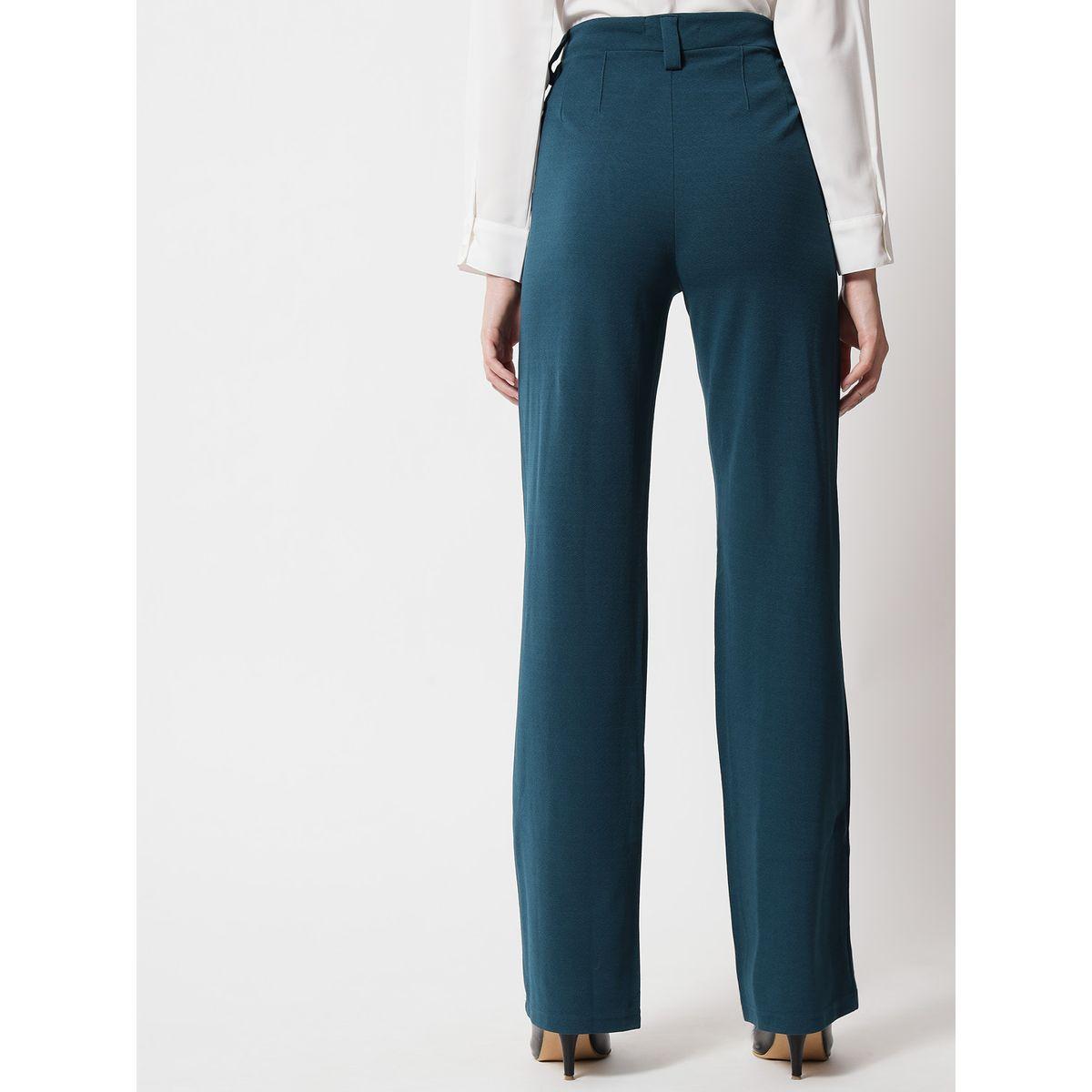 Kotty Pintuck Detail High Rise Straight Leg Trousers-women-clothing-bottoms-trousers-image-6