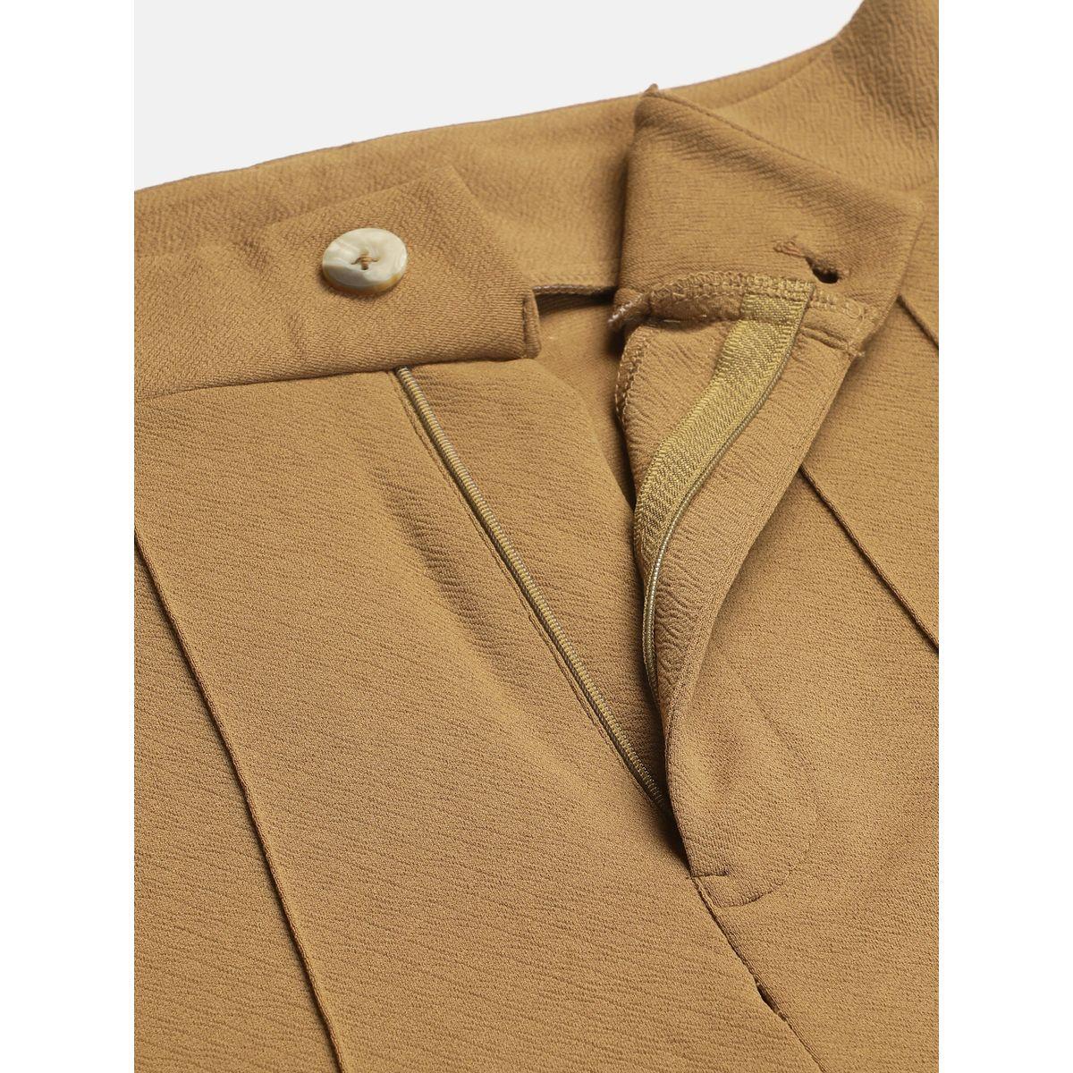 Kotty X Styli  Pintuck Detail Mid Rise Straight Leg Trousers-women-clothing-bottoms-trousers-image-7