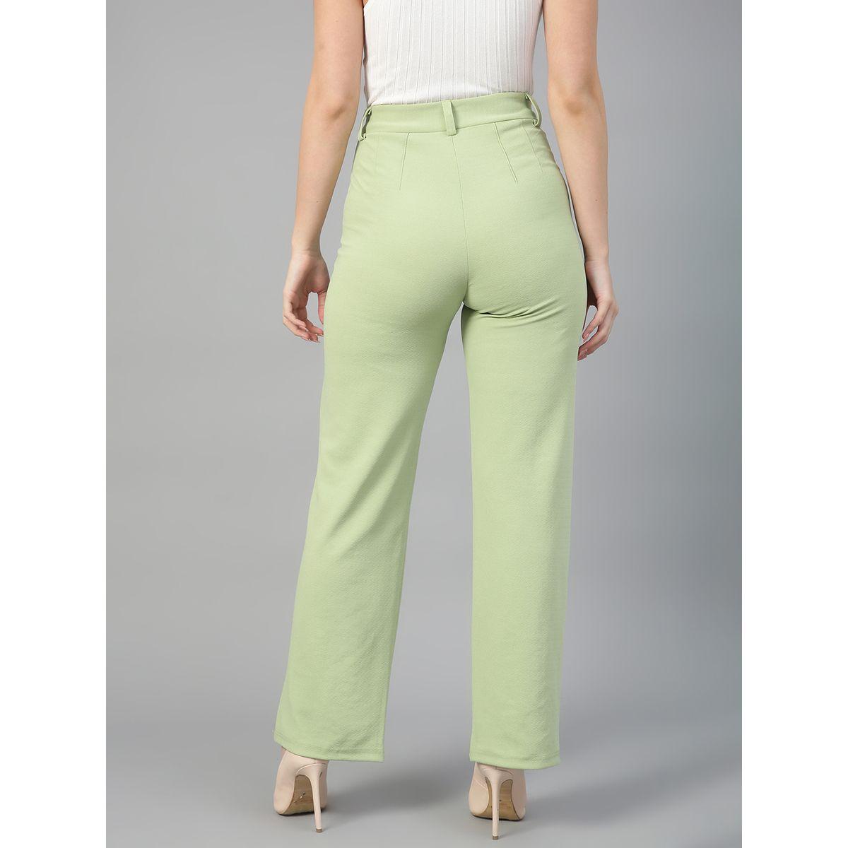 Kotty X Styli  Pintuck Detail Mid Rise Straight Leg Trousers-women-clothing-bottoms-trousers-image-3