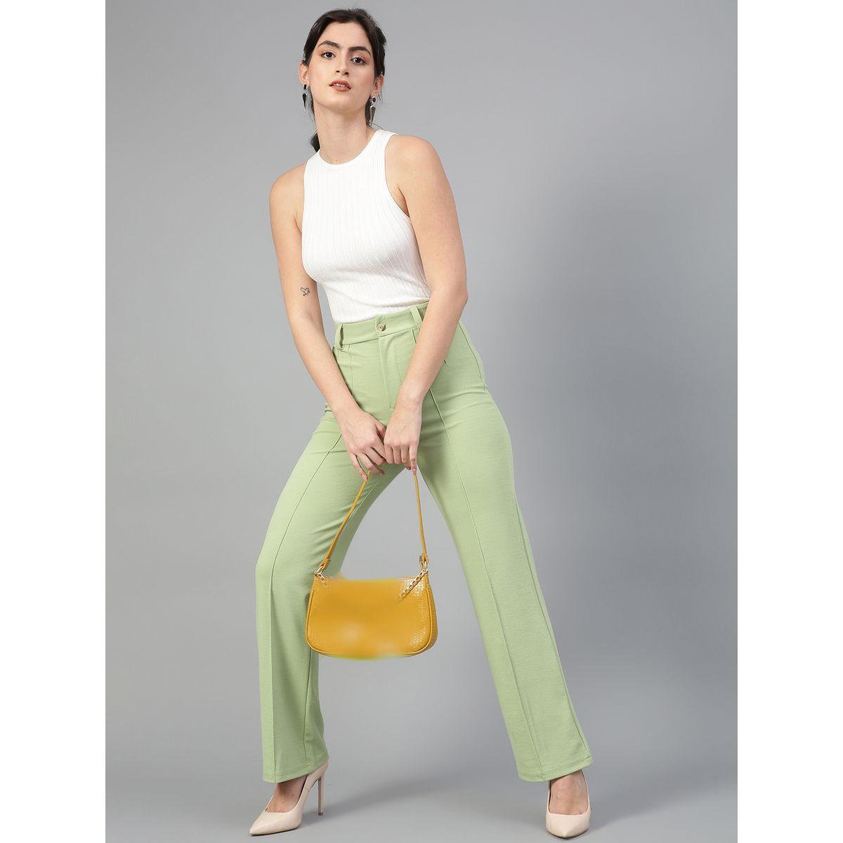Kotty X Styli  Pintuck Detail Mid Rise Straight Leg Trousers-women-clothing-bottoms-trousers-image-5