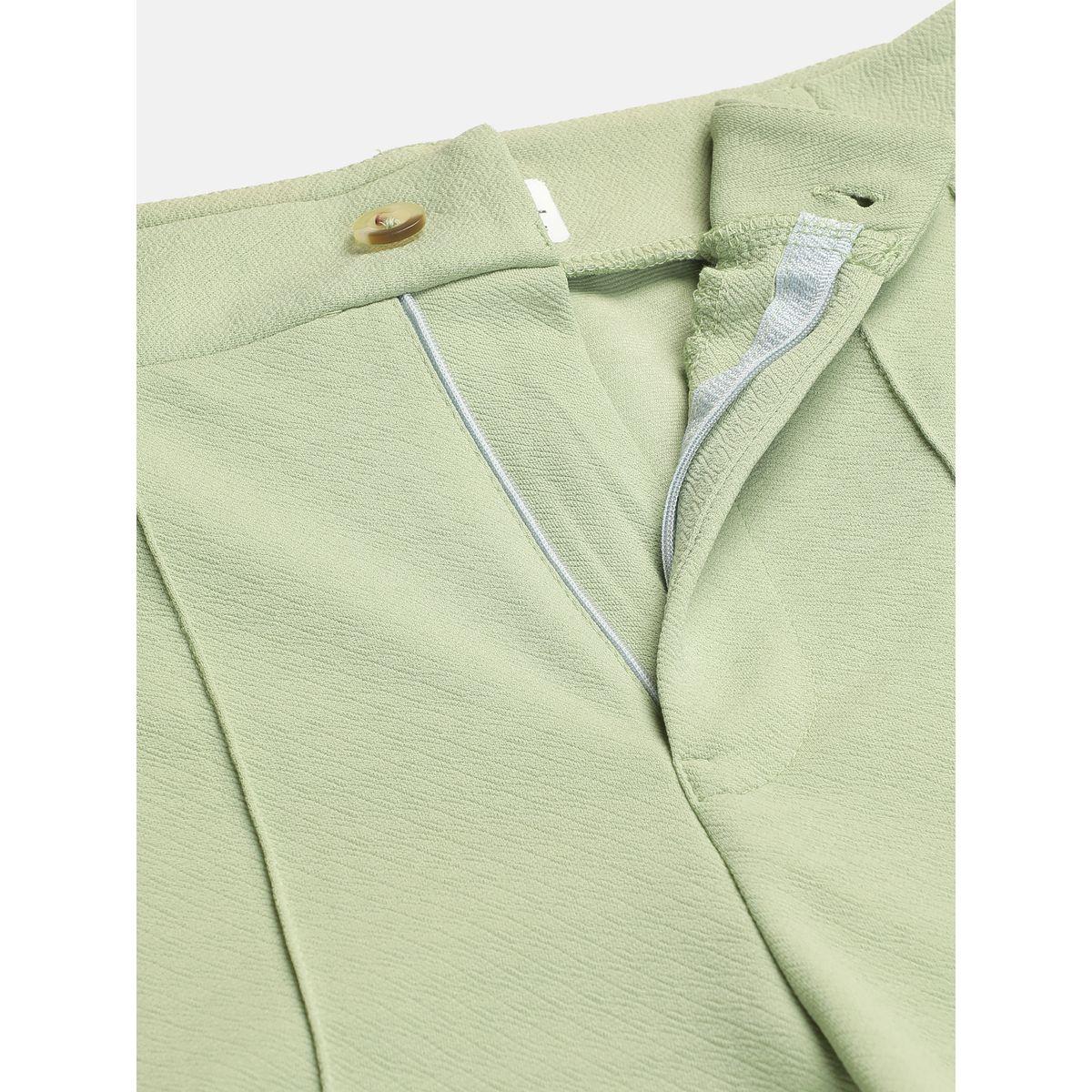 Kotty X Styli  Pintuck Detail Mid Rise Straight Leg Trousers-women-clothing-bottoms-trousers-image-6