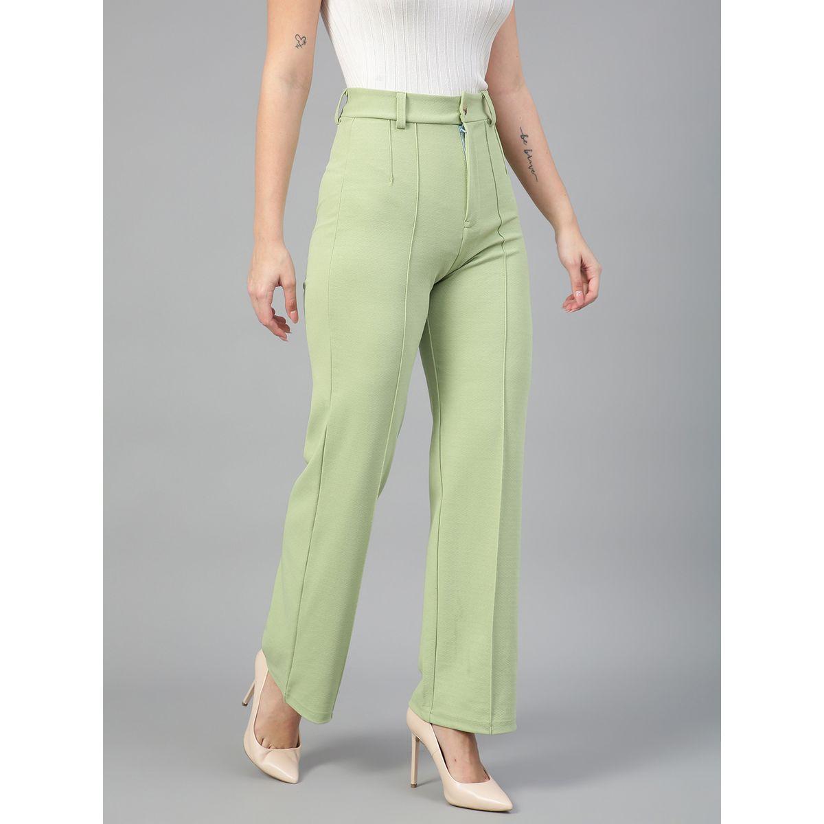 Kotty X Styli  Pintuck Detail Mid Rise Straight Leg Trousers-women-clothing-bottoms-trousers-image-7