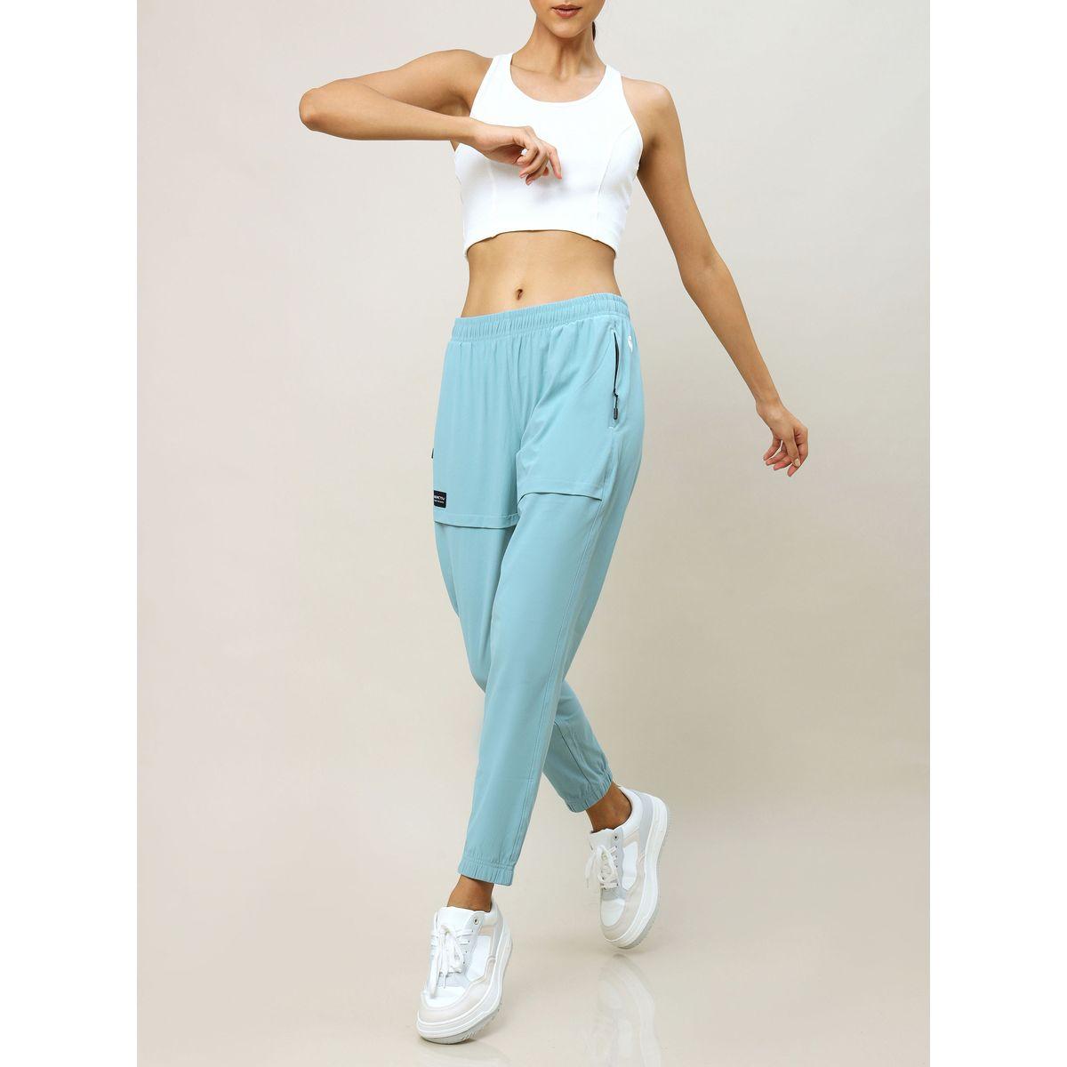 جوغر سادة بجيوب مع سحَّاب غلق تكنوسبورت × ستايلي-women-clothing-bottoms-joggers-image-2