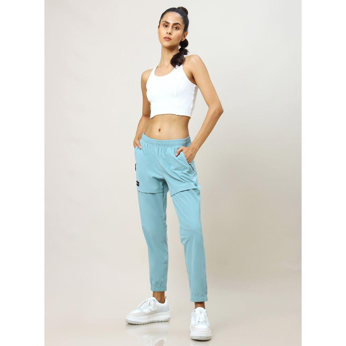 جوغر سادة بجيوب مع سحَّاب غلق تكنوسبورت × ستايلي-women-clothing-bottoms-joggers-image-3