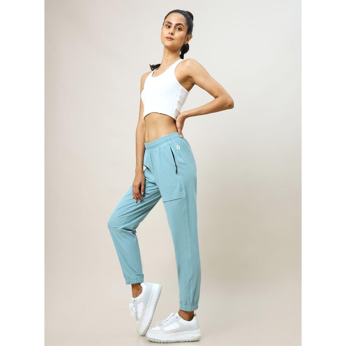 جوغر سادة بجيوب مع سحَّاب غلق تكنوسبورت × ستايلي-women-clothing-bottoms-joggers-image-4