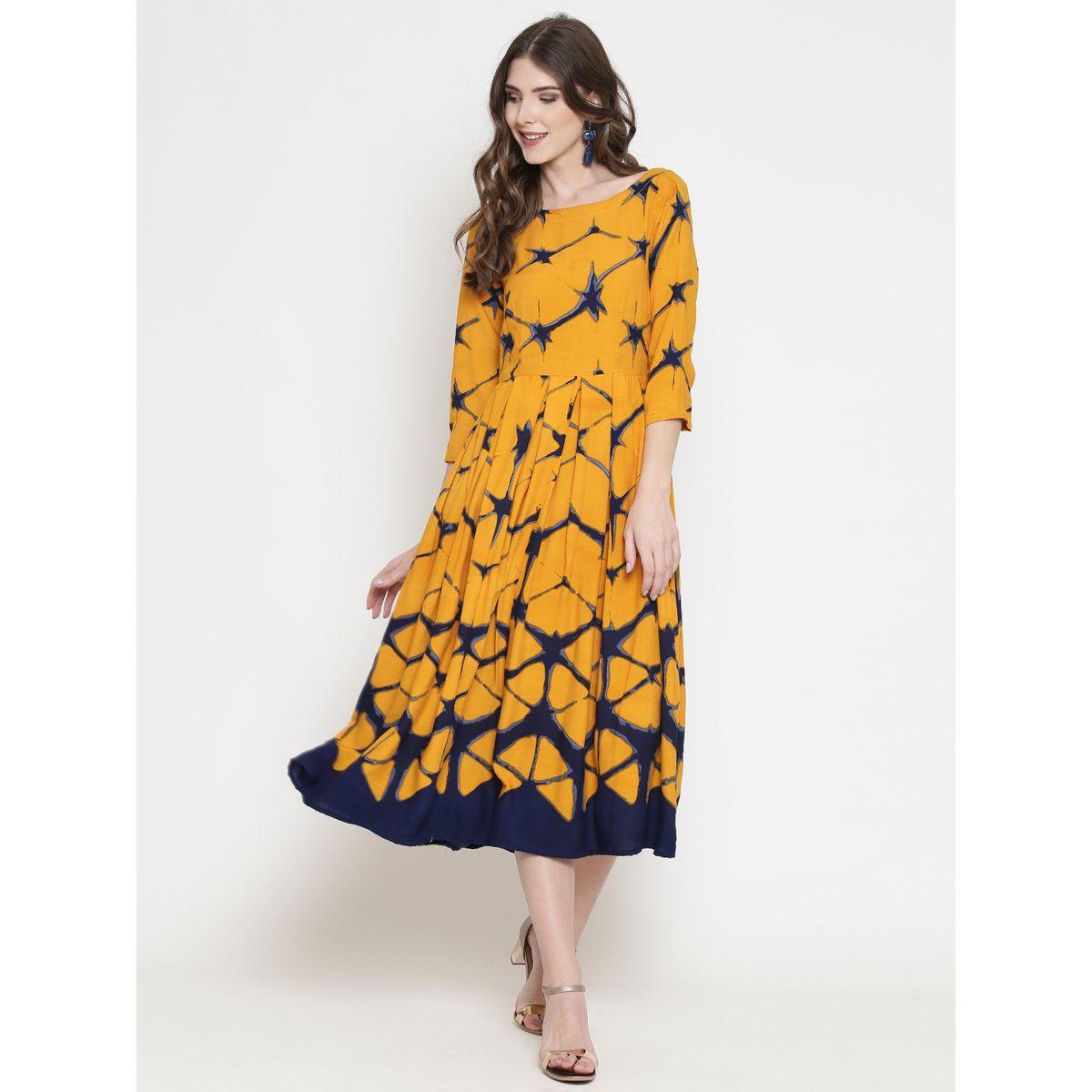 Sera X Styli  Tie-Dye Print A-Line Midi Dress-women-clothing-dresses-image-1