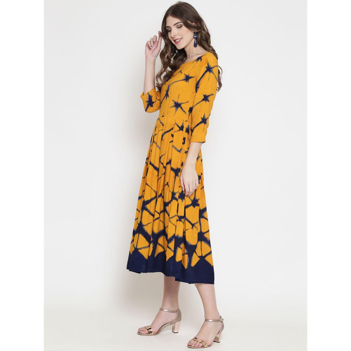 Sera X Styli  Tie-Dye Print A-Line Midi Dress-women-clothing-dresses-image-2
