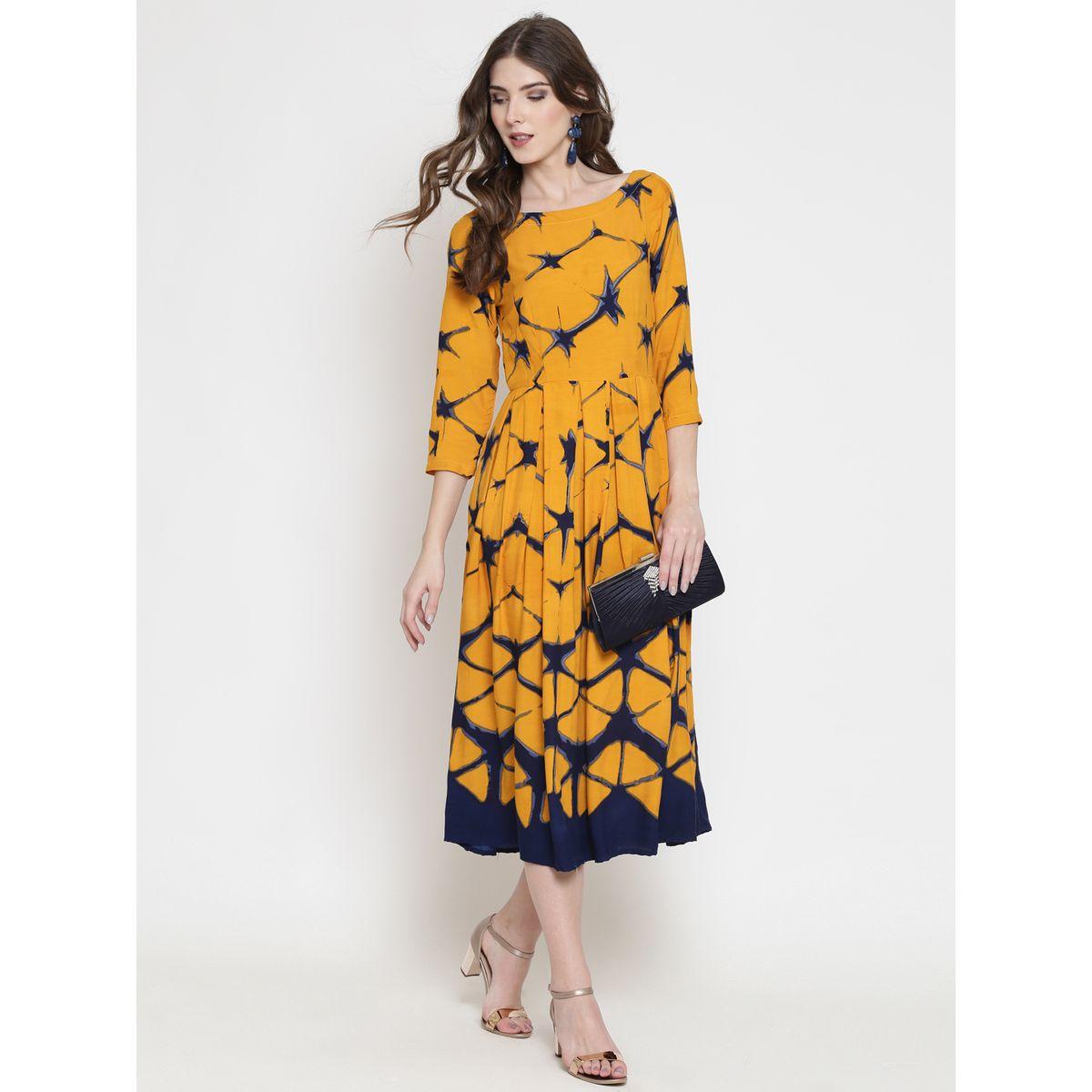 Sera X Styli  Tie-Dye Print A-Line Midi Dress-women-clothing-dresses-image-5