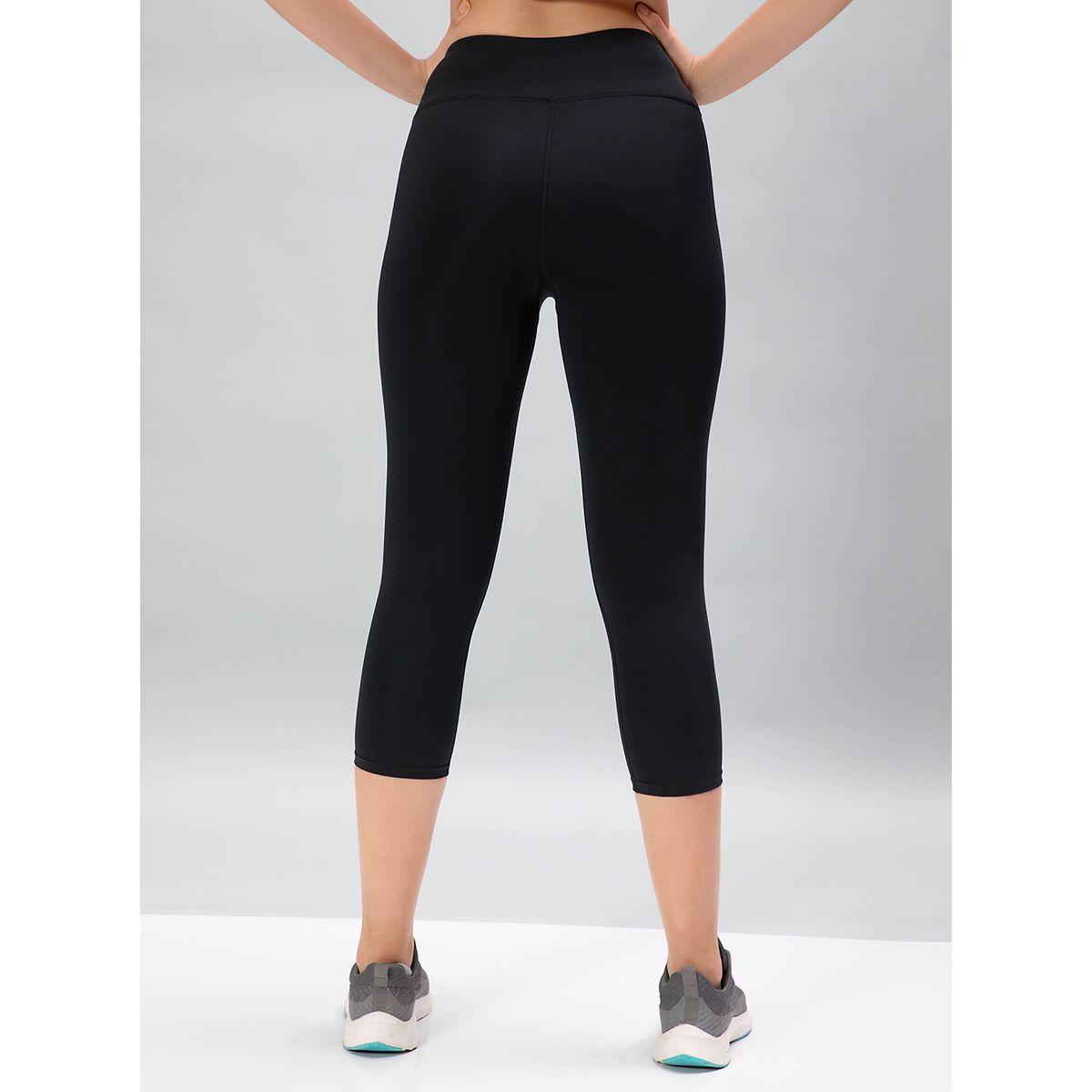 Technosport Logo Detail 3/4 Length Tights-women-clothing-sportswearandactivewear-bottoms-image-2