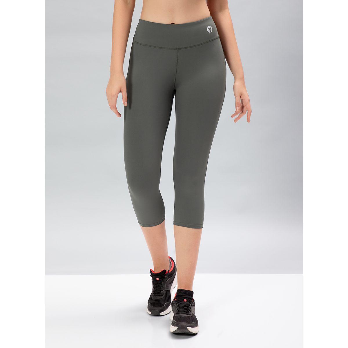 Technosport Logo Detail 3/4 Length Tights-women-clothing-sportswearandactivewear-bottoms-image-1