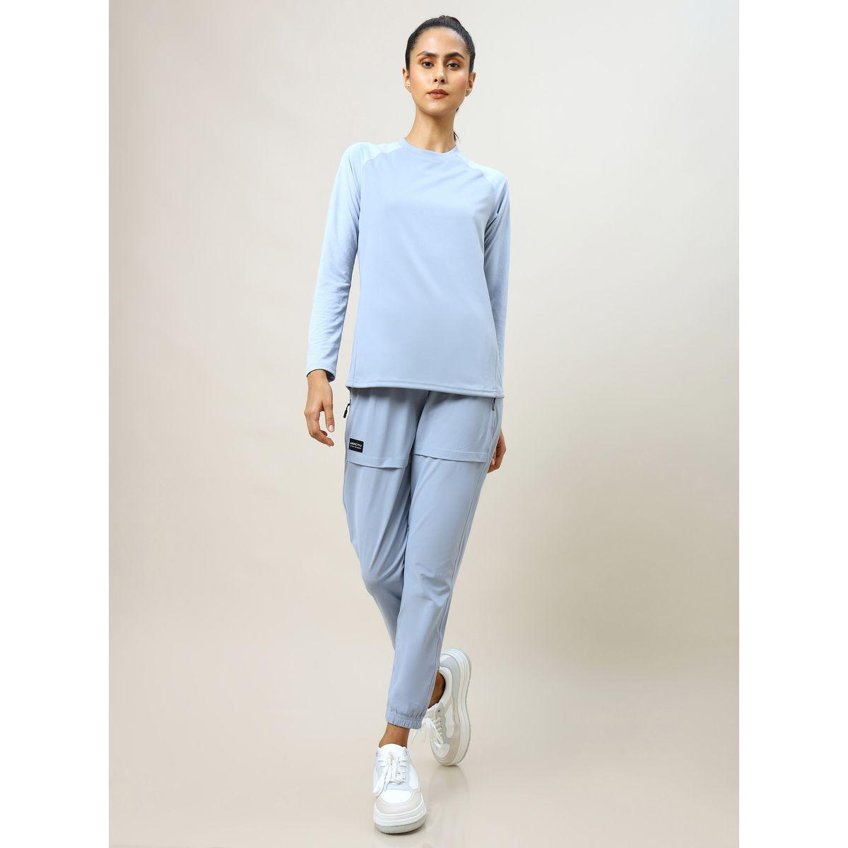 Technosport Colorblock T-Shirt with Raglan Sleeves-women-clothing-sportswearandactivewear-tshirtsandvests-image-2