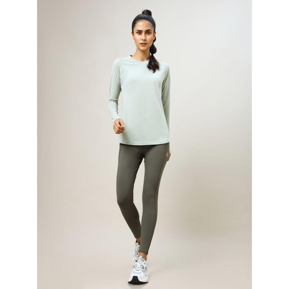 Technosport Solid T-Shirt with Long Sleeves-women-clothing-sportswearandactivewear-tshirtsandvests-image-3