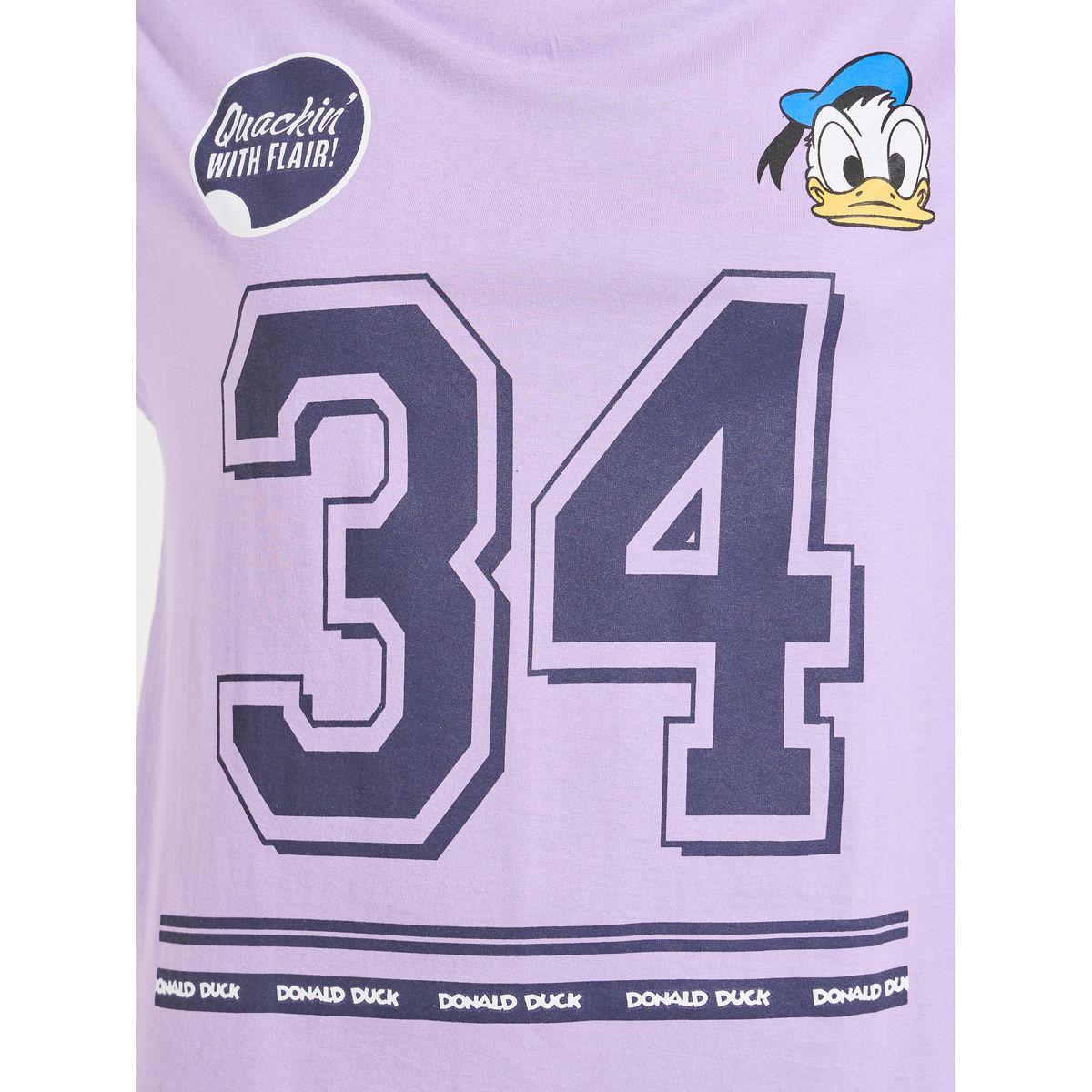 Styli Oversized Donald Duck Graphic Print T-Shirt-women-clothing-tshirts-image-4