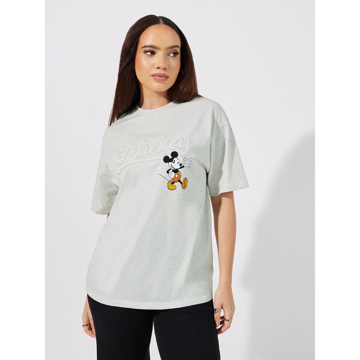 Styli Mickey Mouse Graphic Print Oversized T-Shirt-women-clothing-tshirts-image-1