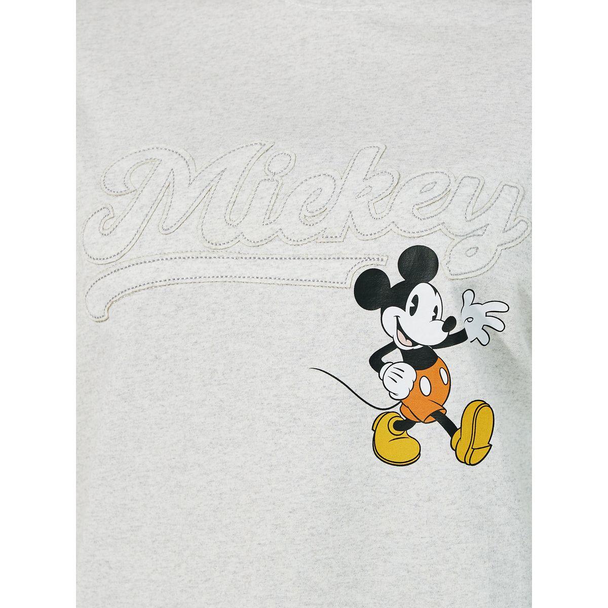 تيشيرت فضفاض مطبع بطبعة ميكي ماوس-women-clothing-tshirts-image-3