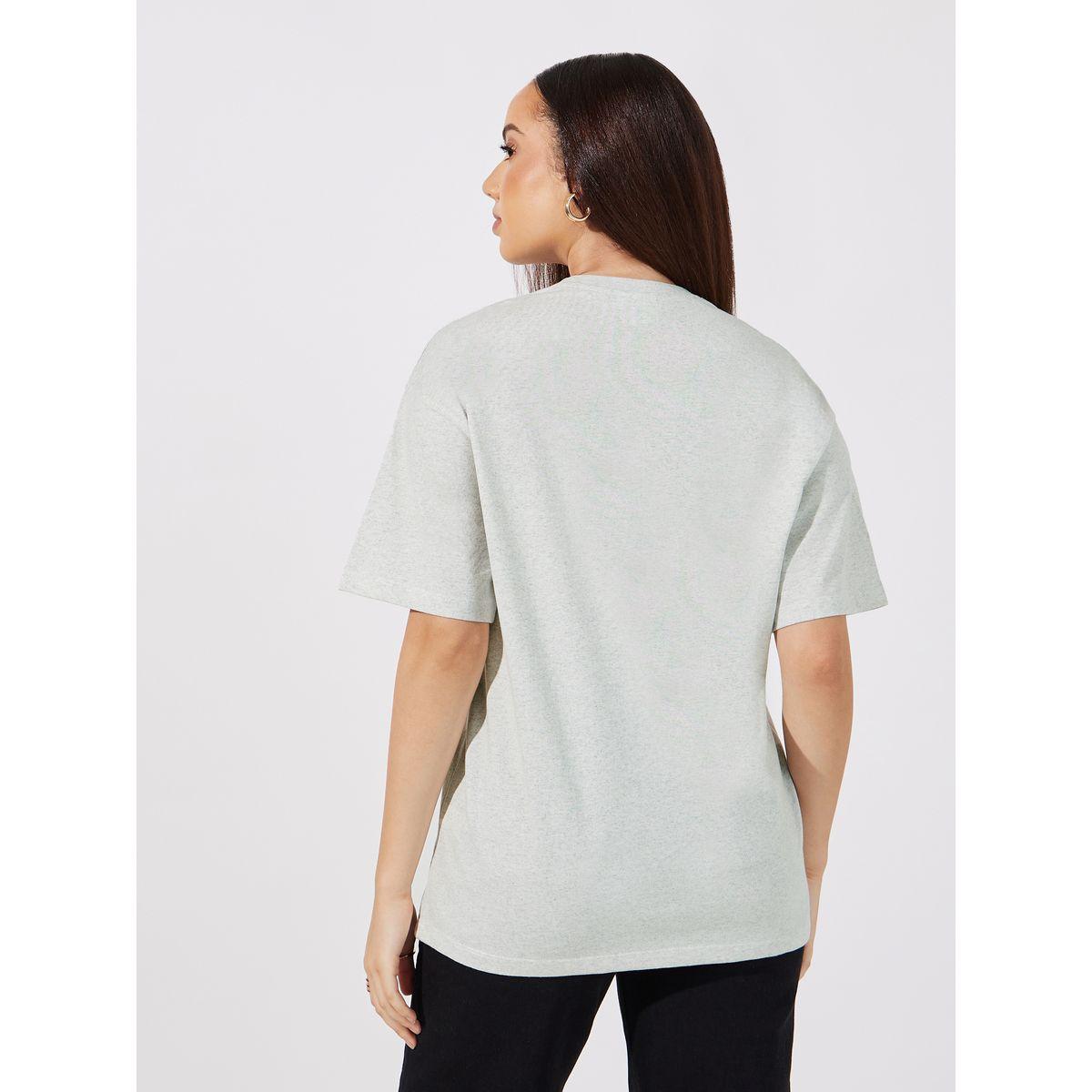 Styli Mickey Mouse Graphic Print Oversized T-Shirt-women-clothing-tshirts-image-4