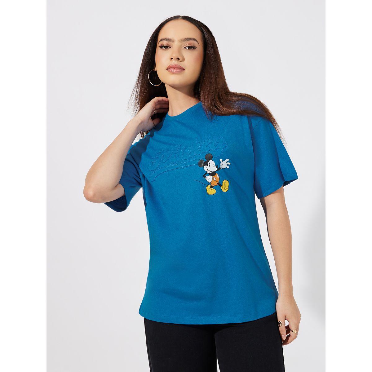 Styli Mickey Mouse Graphic Print Oversized T-Shirt-women-clothing-tshirts-image-1