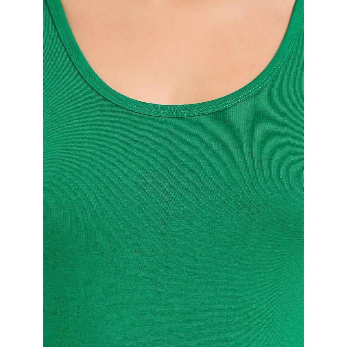 Styli Cotton Lycra Round Neck Fitted Tank-women-clothing-tshirts-image-4