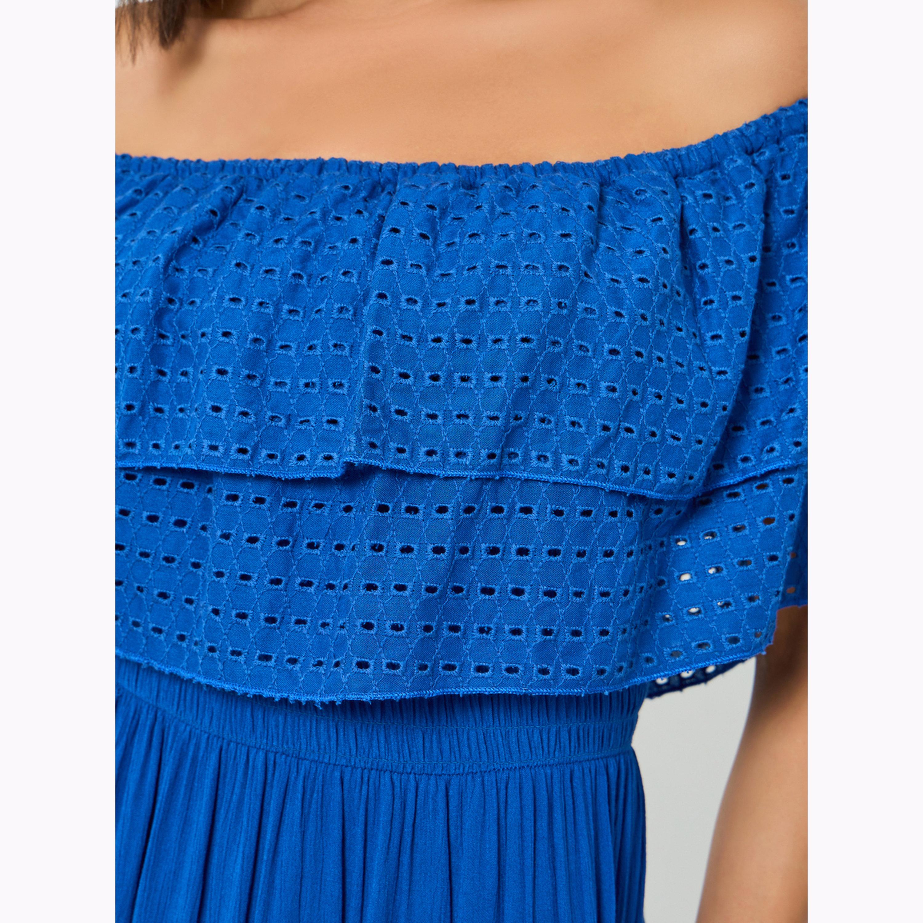فستان طويل قطن مكشوف الكتفين-women-clothing-dresses-image-5