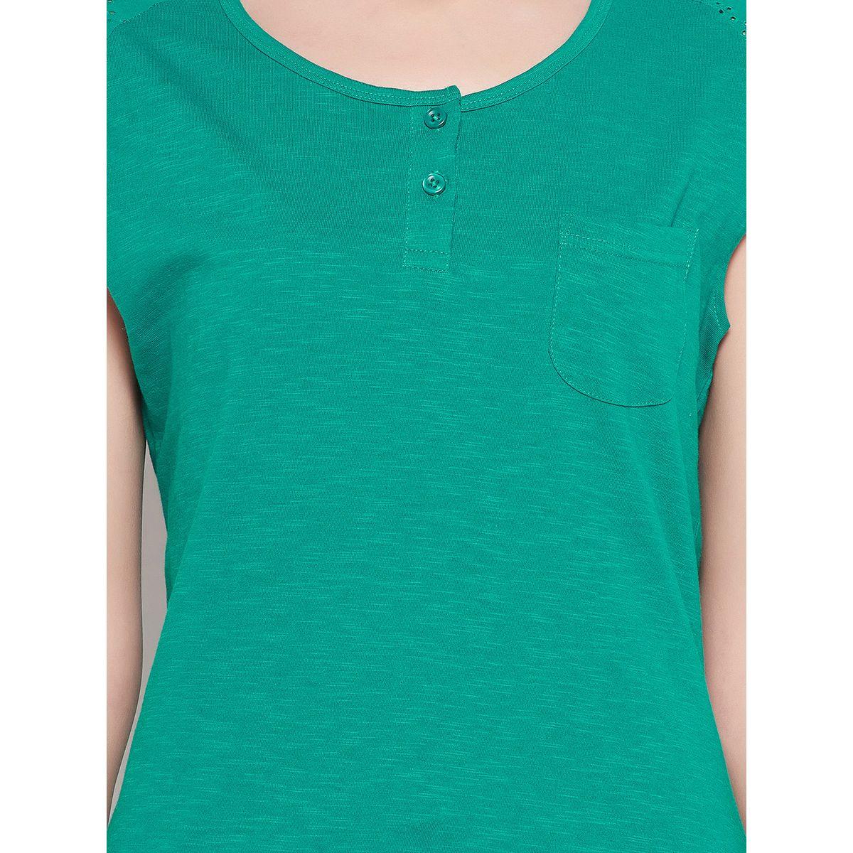 Clovia X Styli  Chest Pocket Schiffli Detail Top & Pyjama Set-women-clothing-nightwear-pyjamas-longsets-image-6