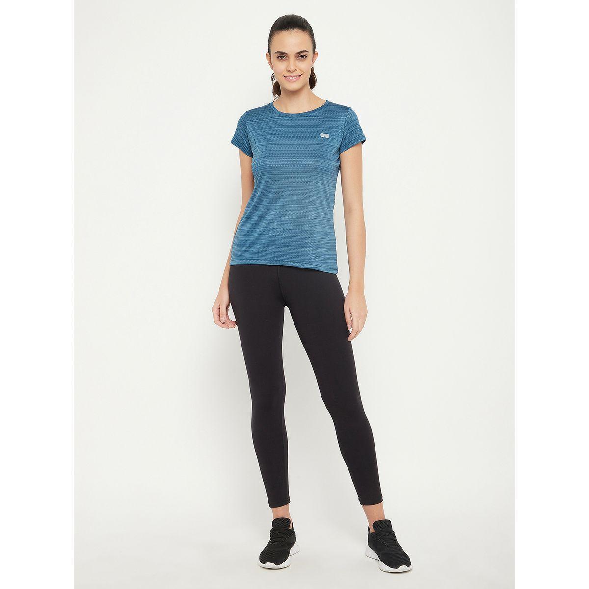 تيشيرت رياضي بقصة مريحة كلوفيا × ستايلي-women-clothing-sportswearandactivewear-tshirtsandvests-image-1