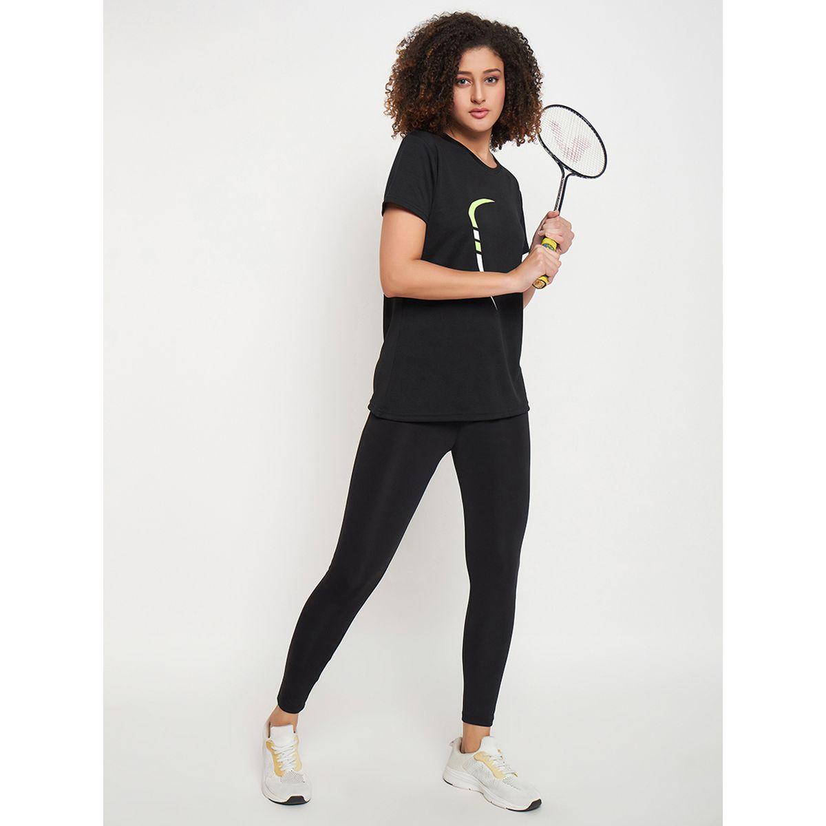 Clovia X Styli  Graphic Print T-Shirt with Short Sleeves-women-clothing-sportswearandactivewear-tshirtsandvests-image-2