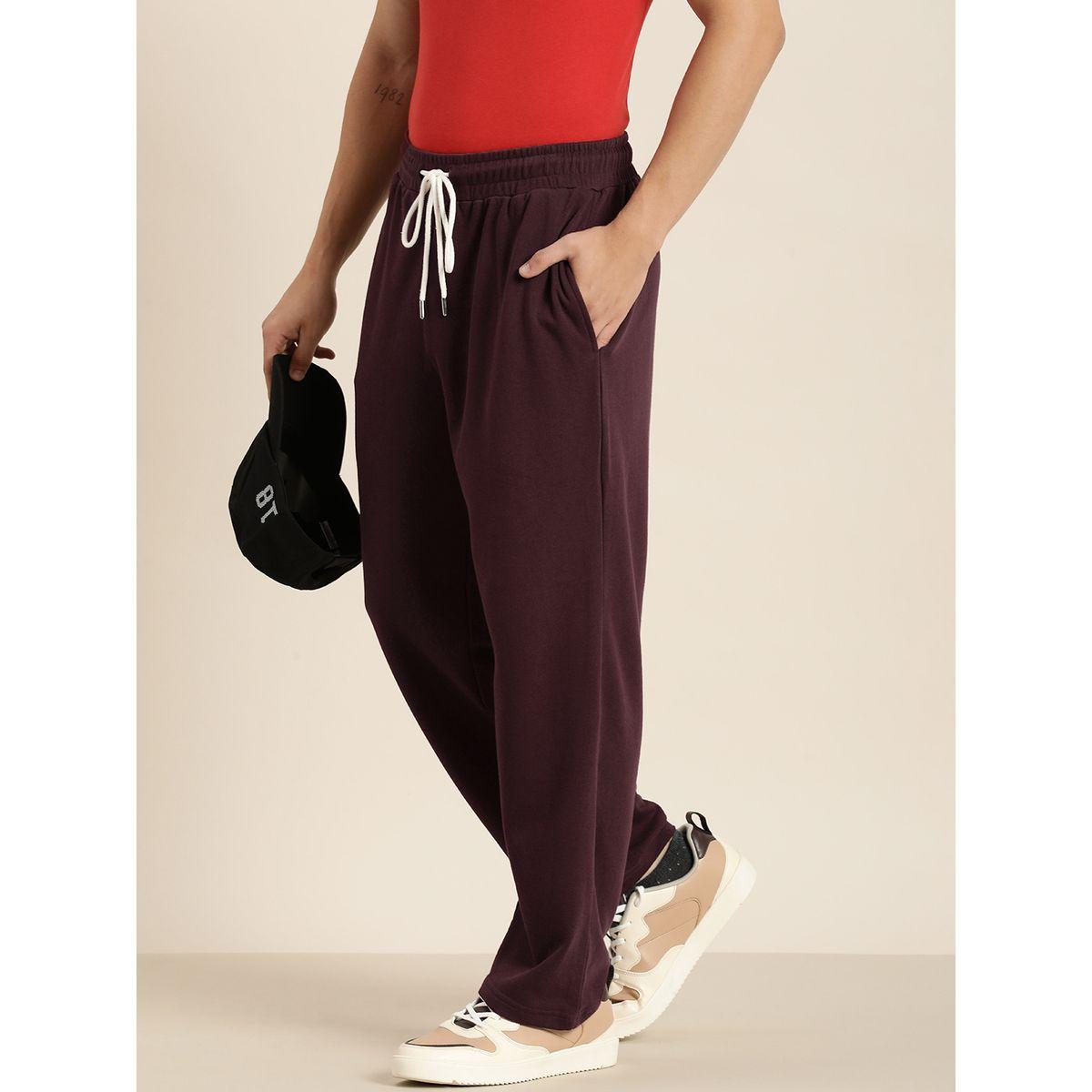 جوغر سادة بقصة مريحة مع اربطة-men-clothing-bottoms-joggers-image-1