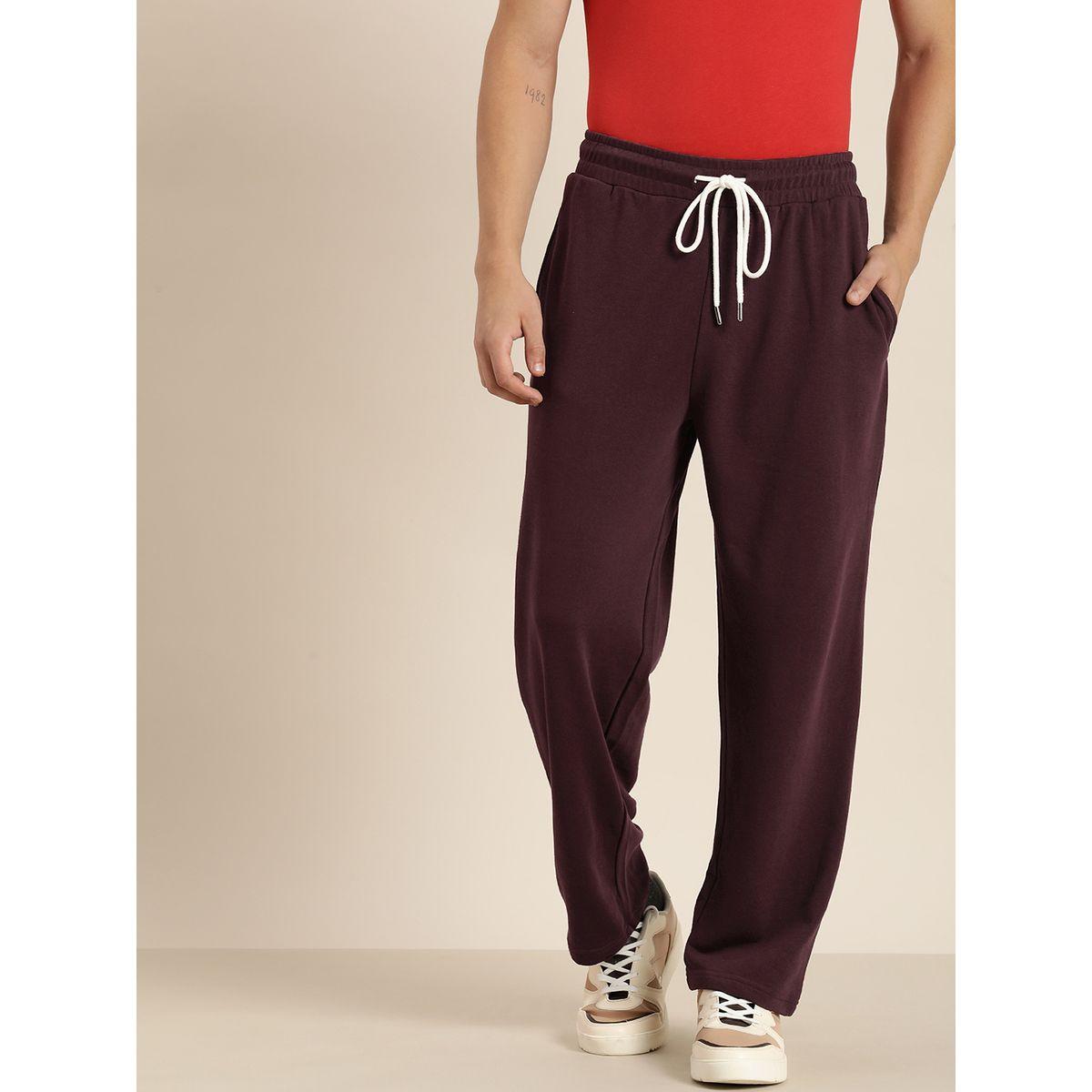 جوغر سادة بقصة مريحة مع اربطة-men-clothing-bottoms-joggers-image-2