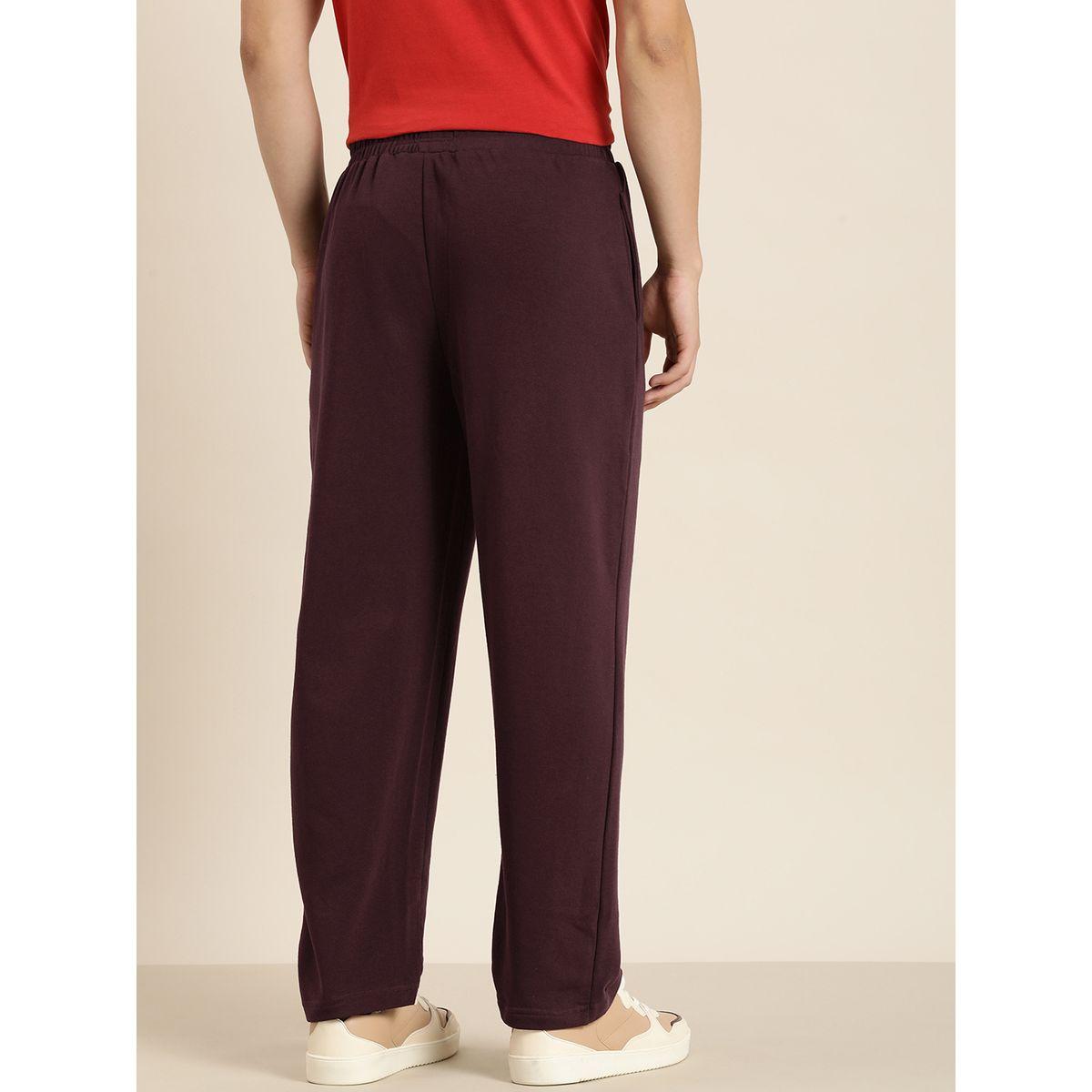 Dillinger Solid Relaxed Fit Joggers with Contrast Drawstring Closure-men-clothing-bottoms-joggers-image-3