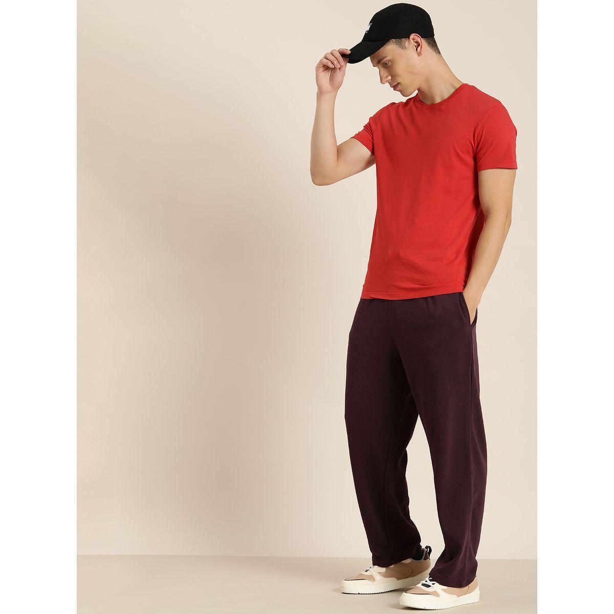 جوغر سادة بقصة مريحة مع اربطة-men-clothing-bottoms-joggers-image-4