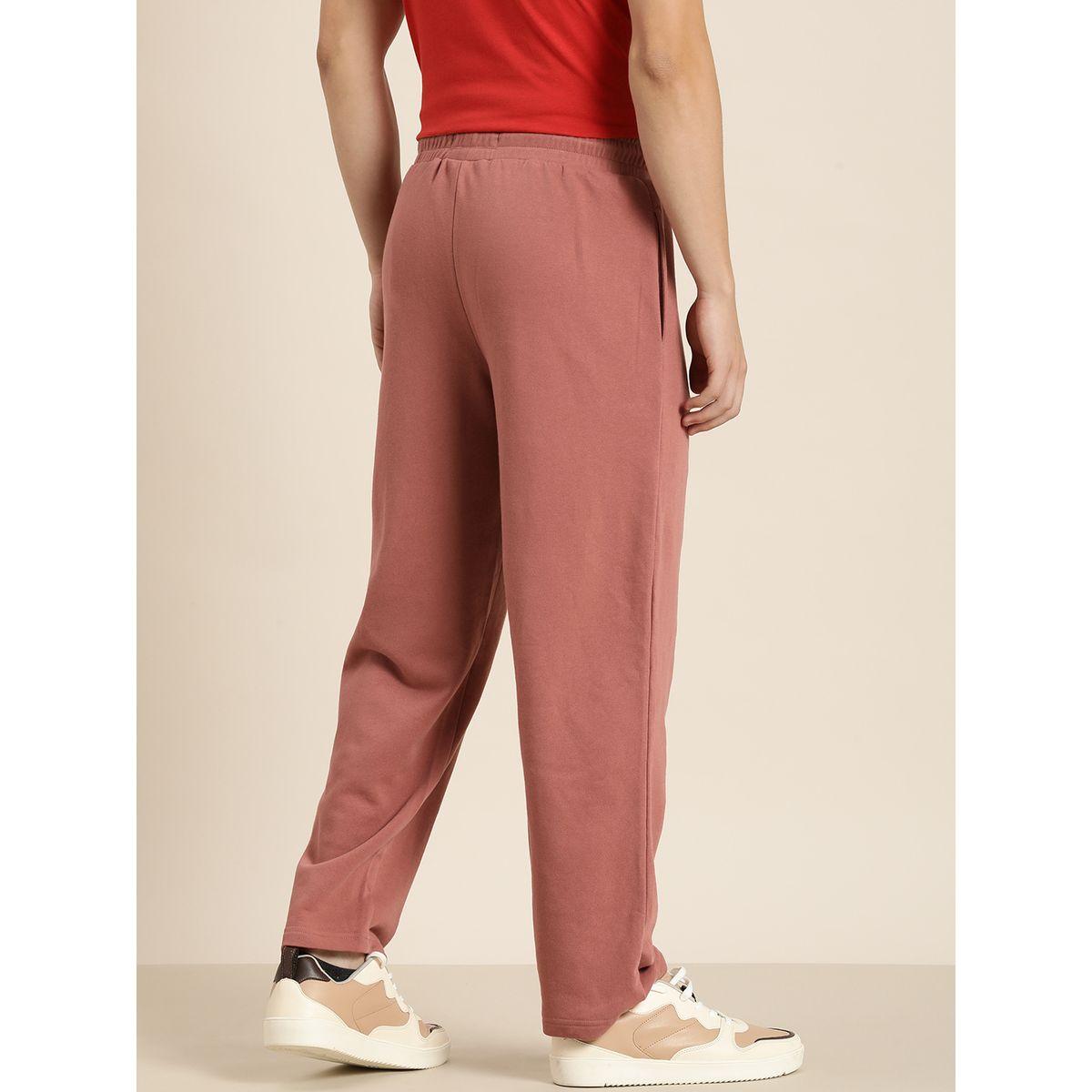 Dillinger Solid Relaxed Fit Joggers with Contrast Drawstring Closure-men-clothing-bottoms-joggers-image-3