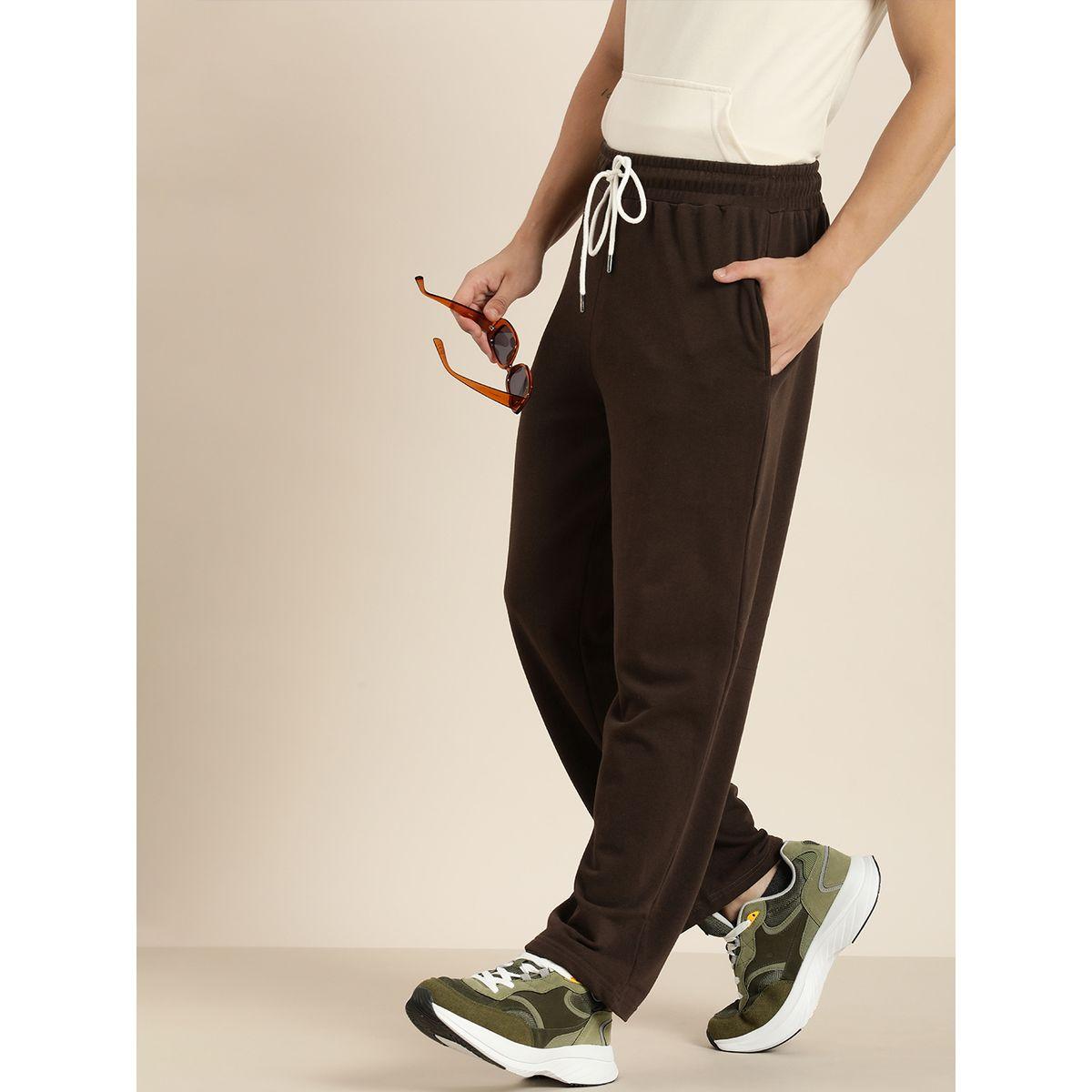 Dillinger Solid Relaxed Fit Joggers with Contrast Drawstring Closure-men-clothing-bottoms-joggers-image-1