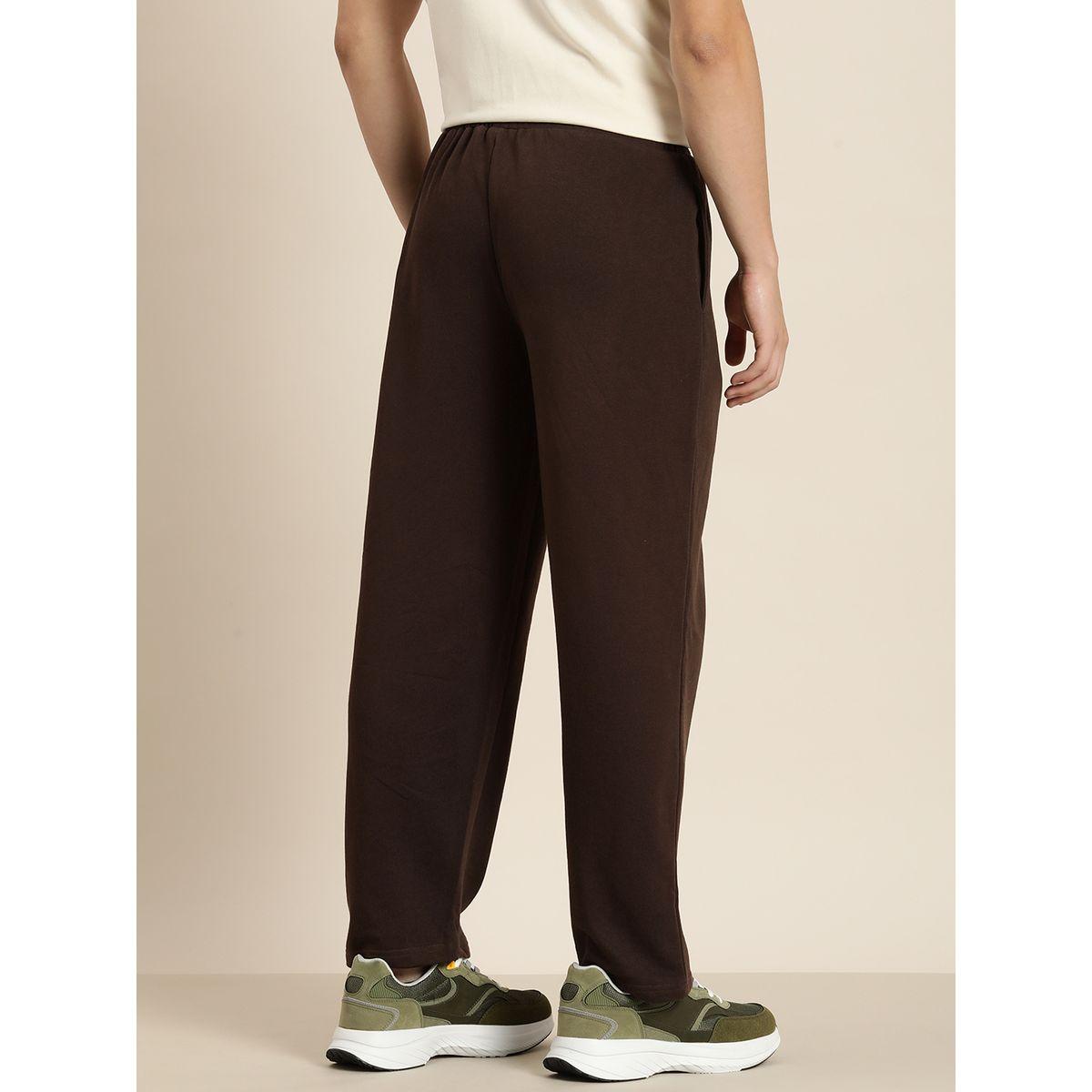 Dillinger Solid Relaxed Fit Joggers with Contrast Drawstring Closure-men-clothing-bottoms-joggers-image-3