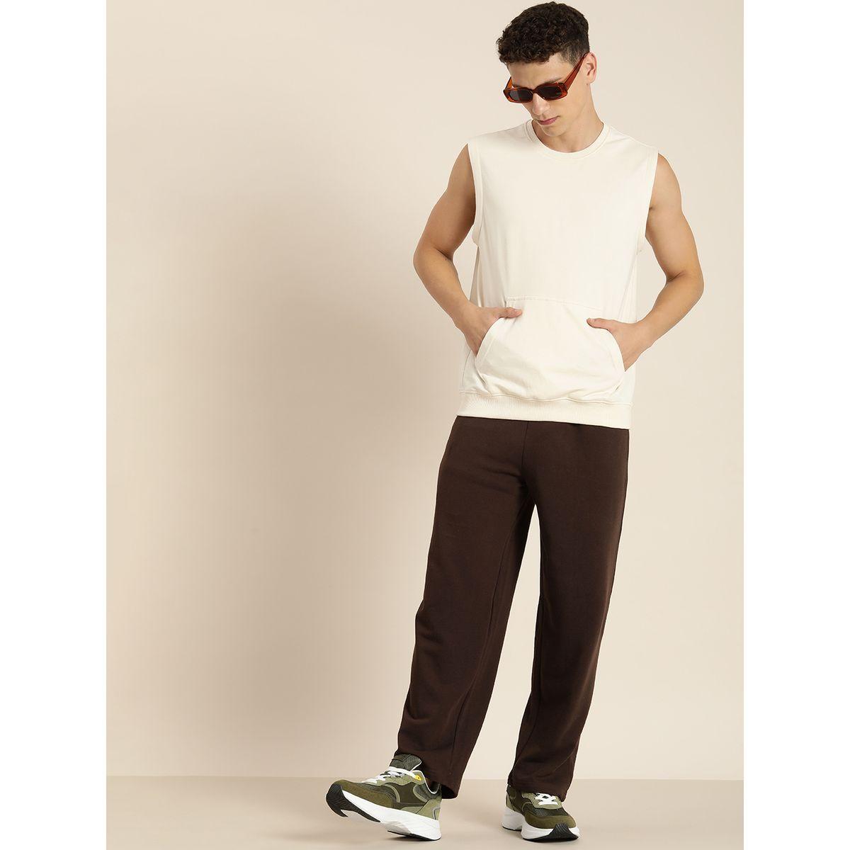 Dillinger Solid Relaxed Fit Joggers with Contrast Drawstring Closure-men-clothing-bottoms-joggers-image-4