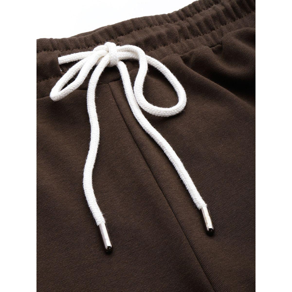 Dillinger Solid Relaxed Fit Joggers with Contrast Drawstring Closure-men-clothing-bottoms-joggers-image-5