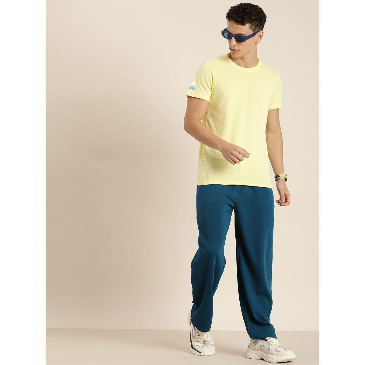 Dillinger Solid Relaxed Fit Joggers with Contrast Drawstring Closure-men-clothing-bottoms-joggers-image-4