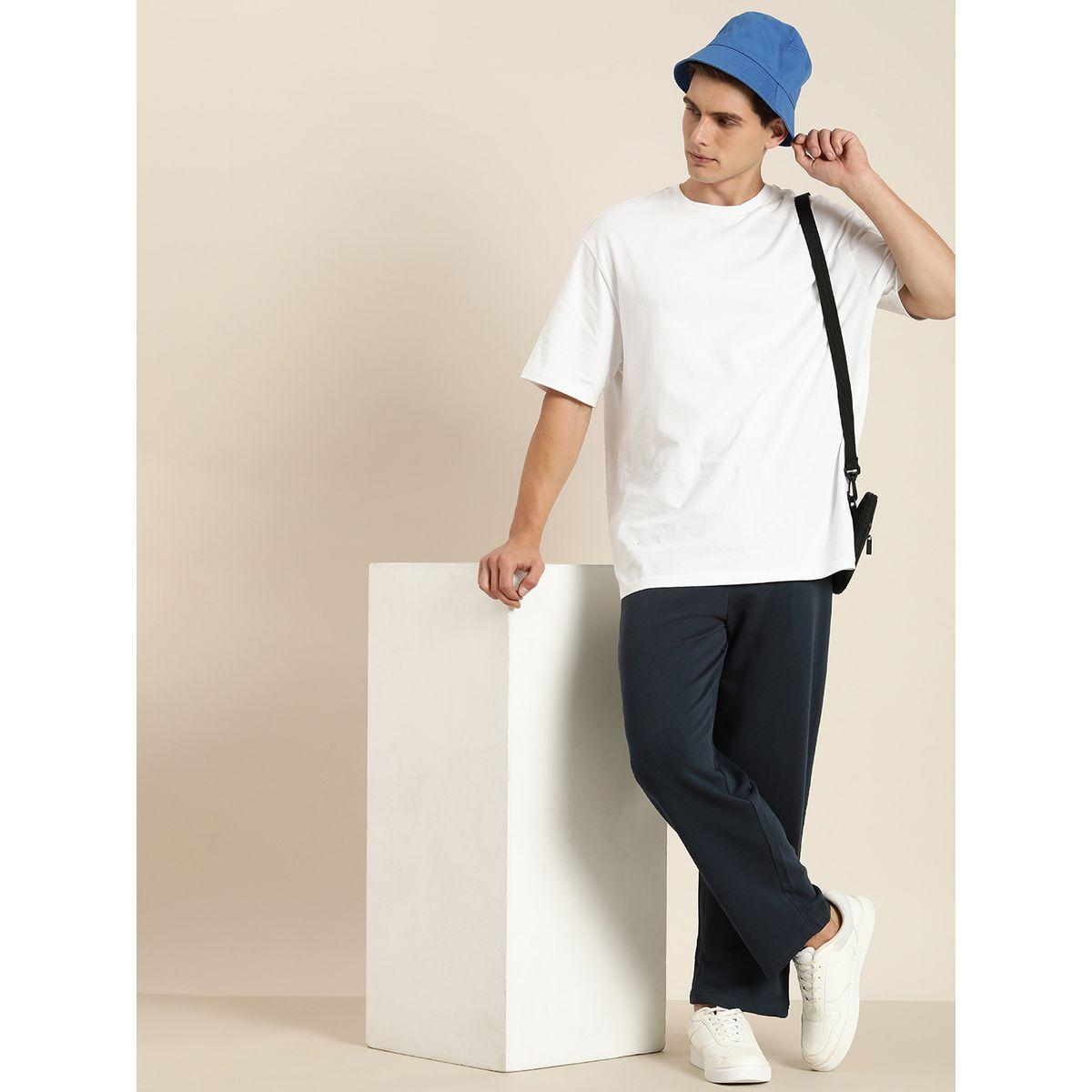 جوغر سادة بقصة مريحة مع اربطة-men-clothing-bottoms-joggers-image-2