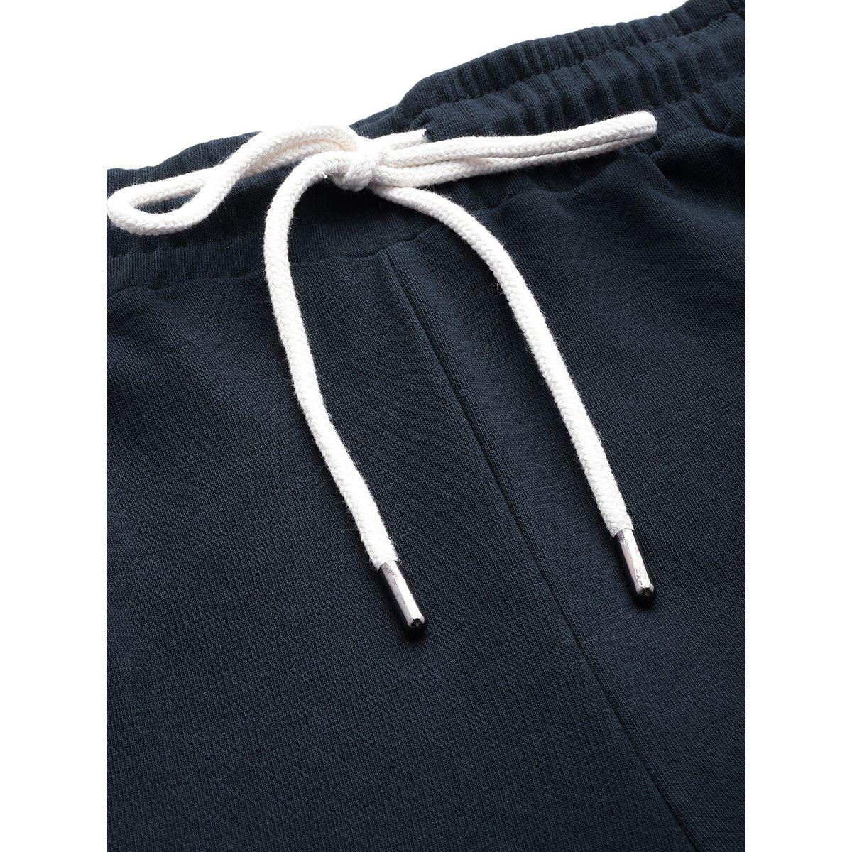 Dillinger Solid Relaxed Fit Joggers with Contrast Drawstring Closure-men-clothing-bottoms-joggers-image-5
