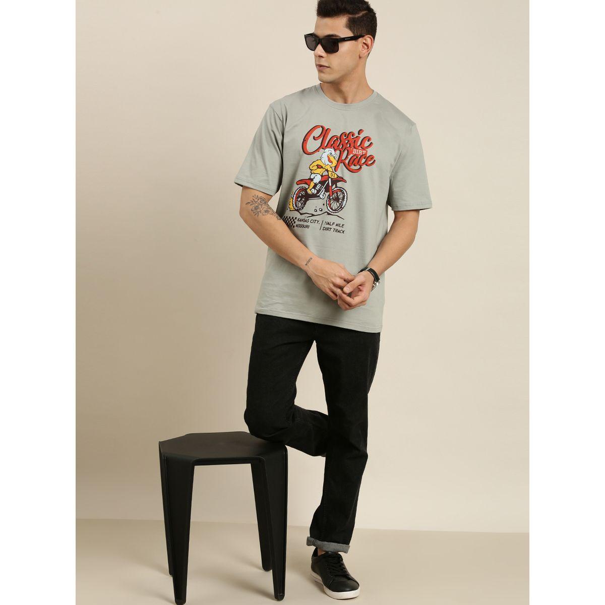 تيشيرت واسع بطبعة جرافيك واكمام قصيرة ديفيرنس أوف أوبينيون × ستايلي-men-clothing-tshirtsandpolos-tshirts-image-5