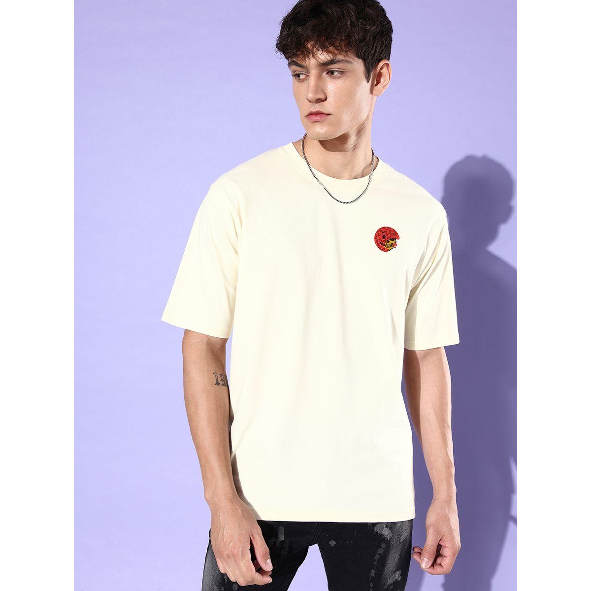Difference of Opinion X Styli  Back & Front Graphic Print Oversized T-Shirt with Drop Shoulder Sleeves-men-clothing-tshirtsandpolos-tshirts-image-2